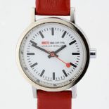 Mondaine / SBB CFF FFS Ecoquartz Official Swiss Railway Watch - (Unworn) Leather / Lady's