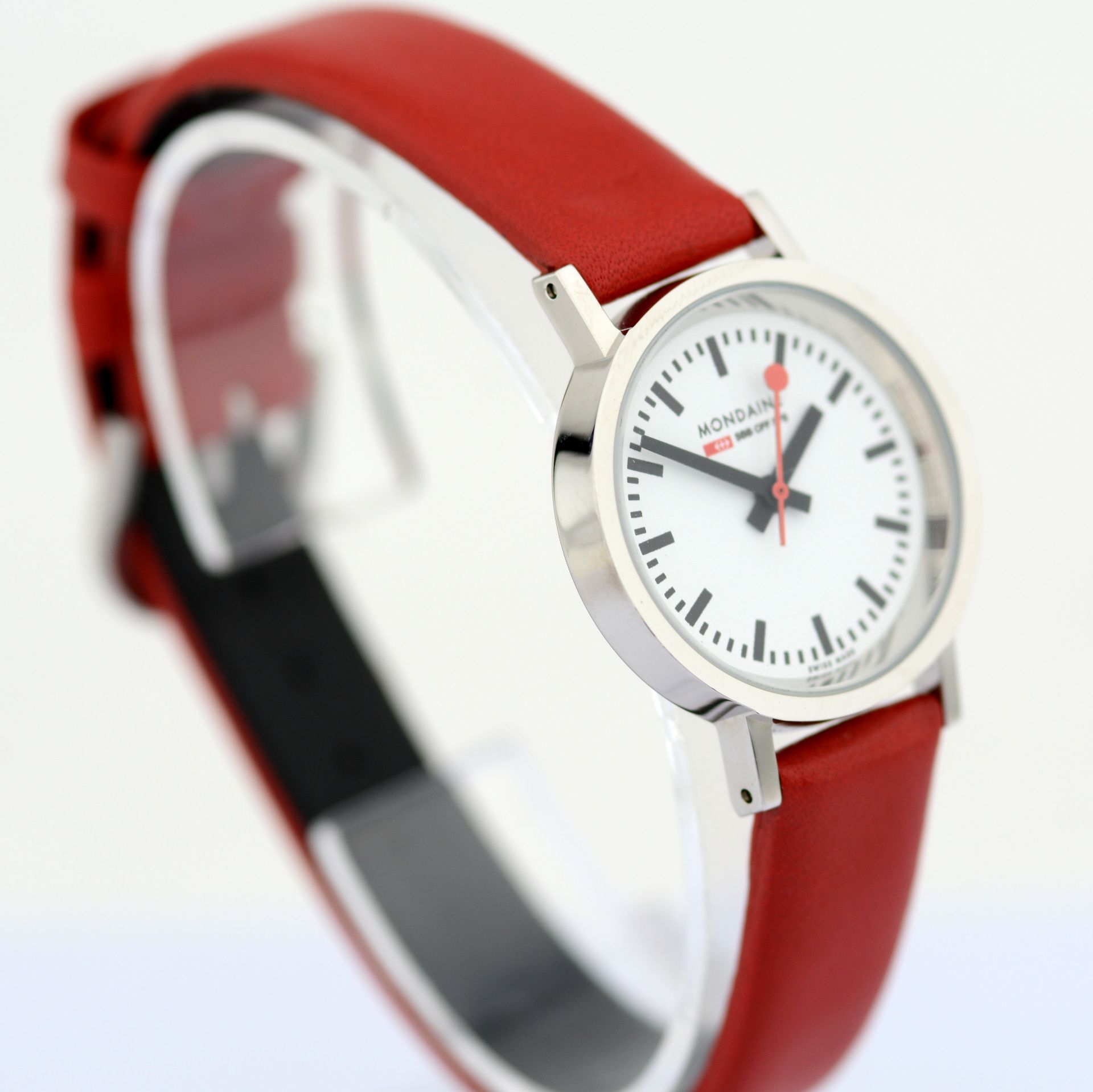 Mondaine / SBB CFF FFS Ecoquartz Official Swiss Railway Watch - (Unworn) Leather / Lady's - Image 3 of 9