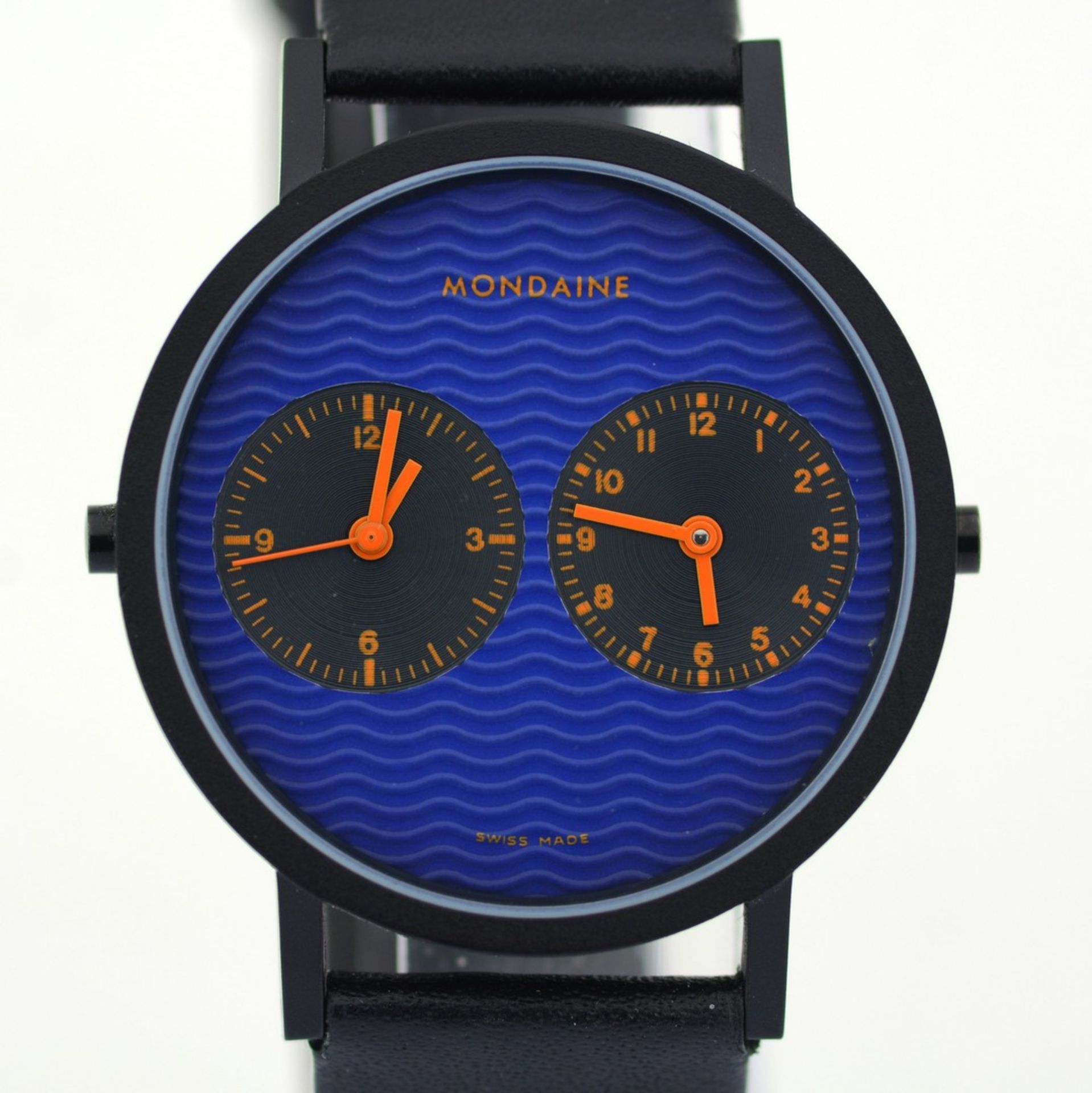 Mondaine / Designer Collection Dual Time - (Unworn) Gentlmen's Brass Wrist Watch