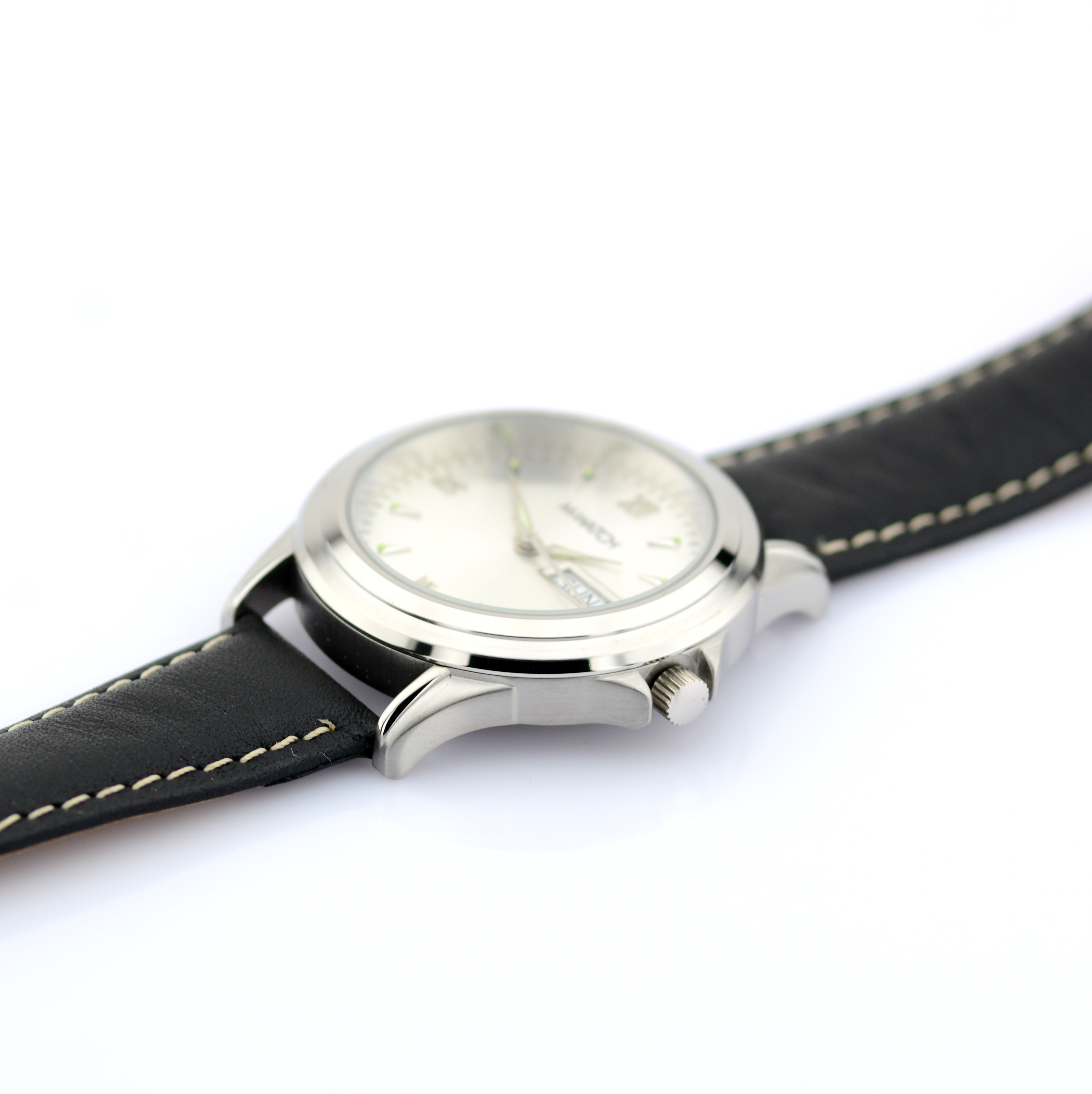 Mondaine / M-Watch Day-Date - (Unworn) Gentlmen's Brass Wrist Watch - Image 7 of 8