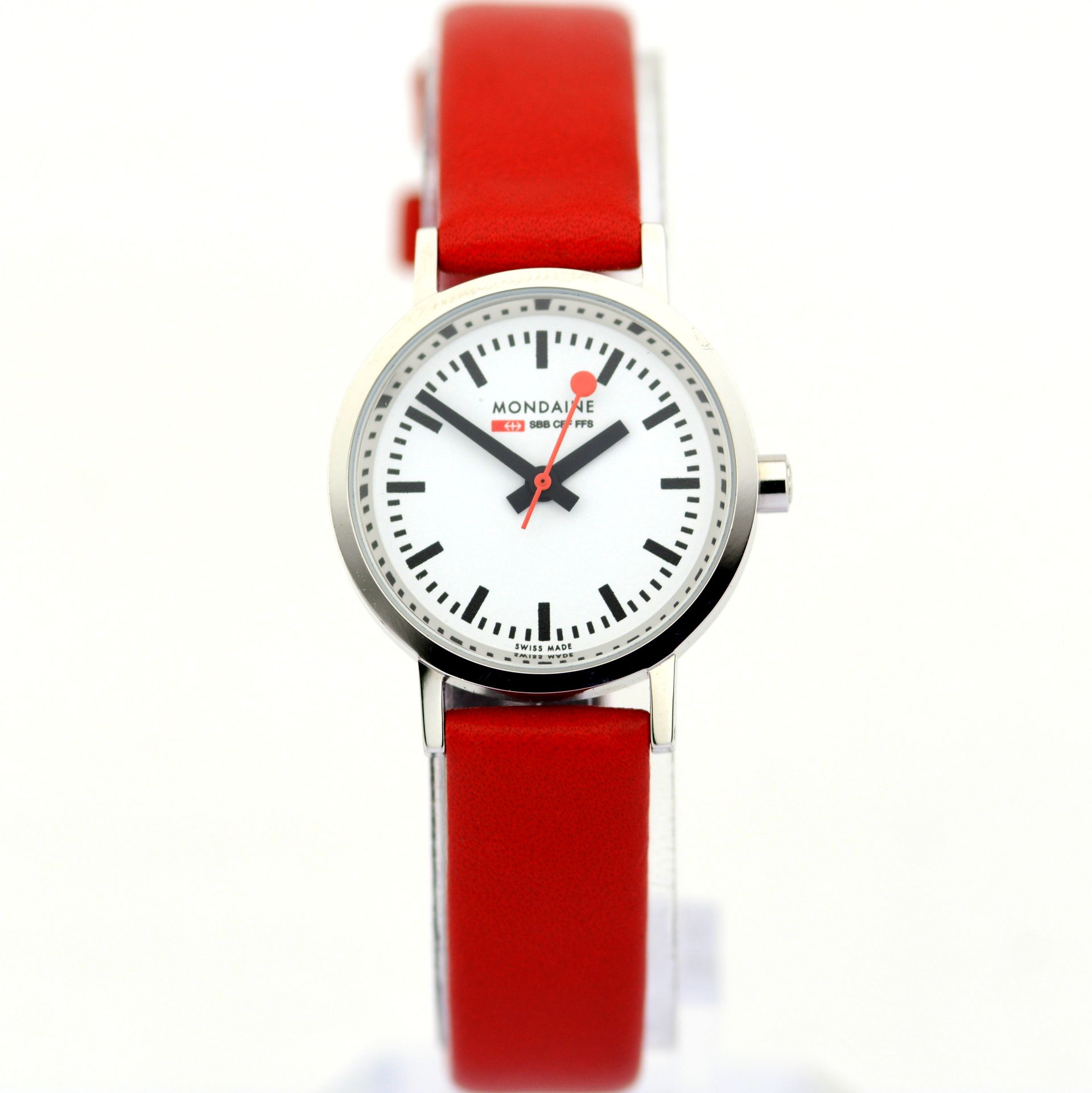 Mondaine / SBB CFF FFS Ecoquartz Official Swiss Railway Watch - (Unworn) Leather / Lady's - Image 4 of 9