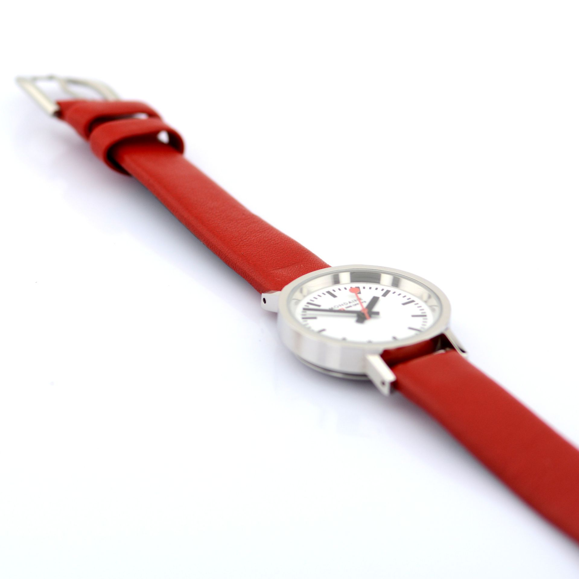 Mondaine / SBB CFF FFS Ecoquartz Official Swiss Railway Watch - (Unworn) Leather / Lady's - Image 8 of 9