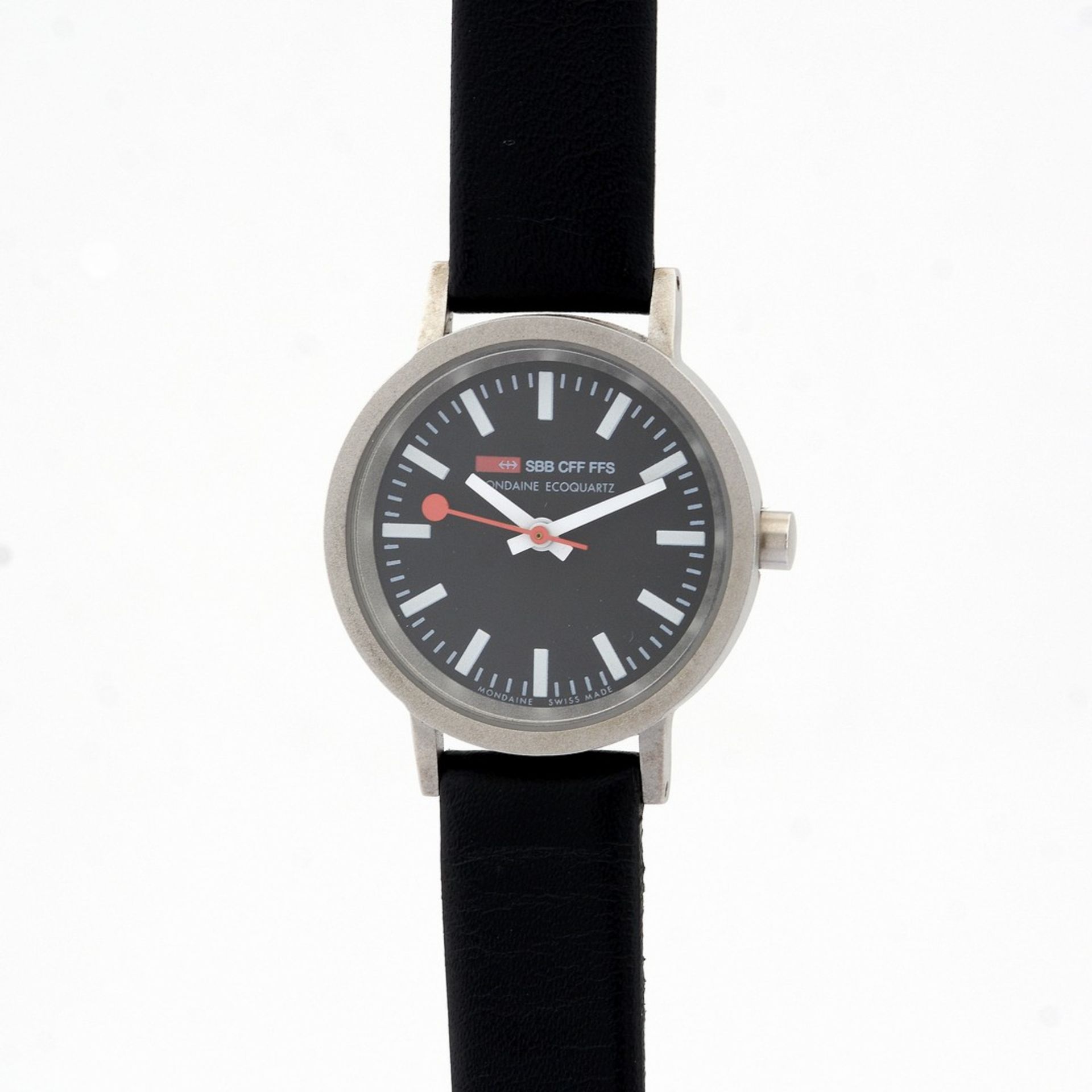 Mondaine / SBB CFF FFS Official Swiss Railways Watch - (Unworn) Leather / Lady's - Image 2 of 6