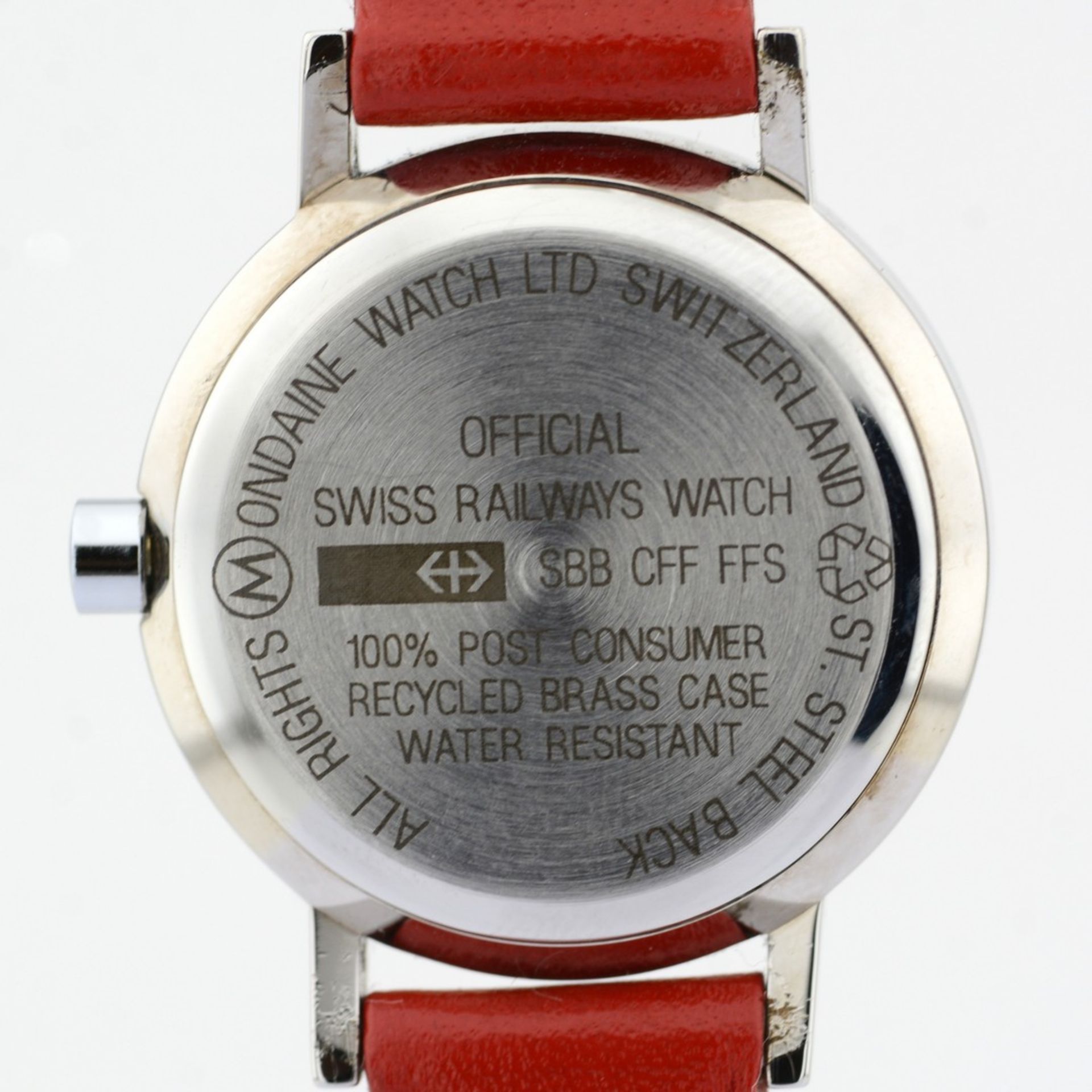 Mondaine / SBB CFF FFS Ecoquartz Official Swiss Railway Watch - (Unworn) Leather / Lady's - Image 4 of 7