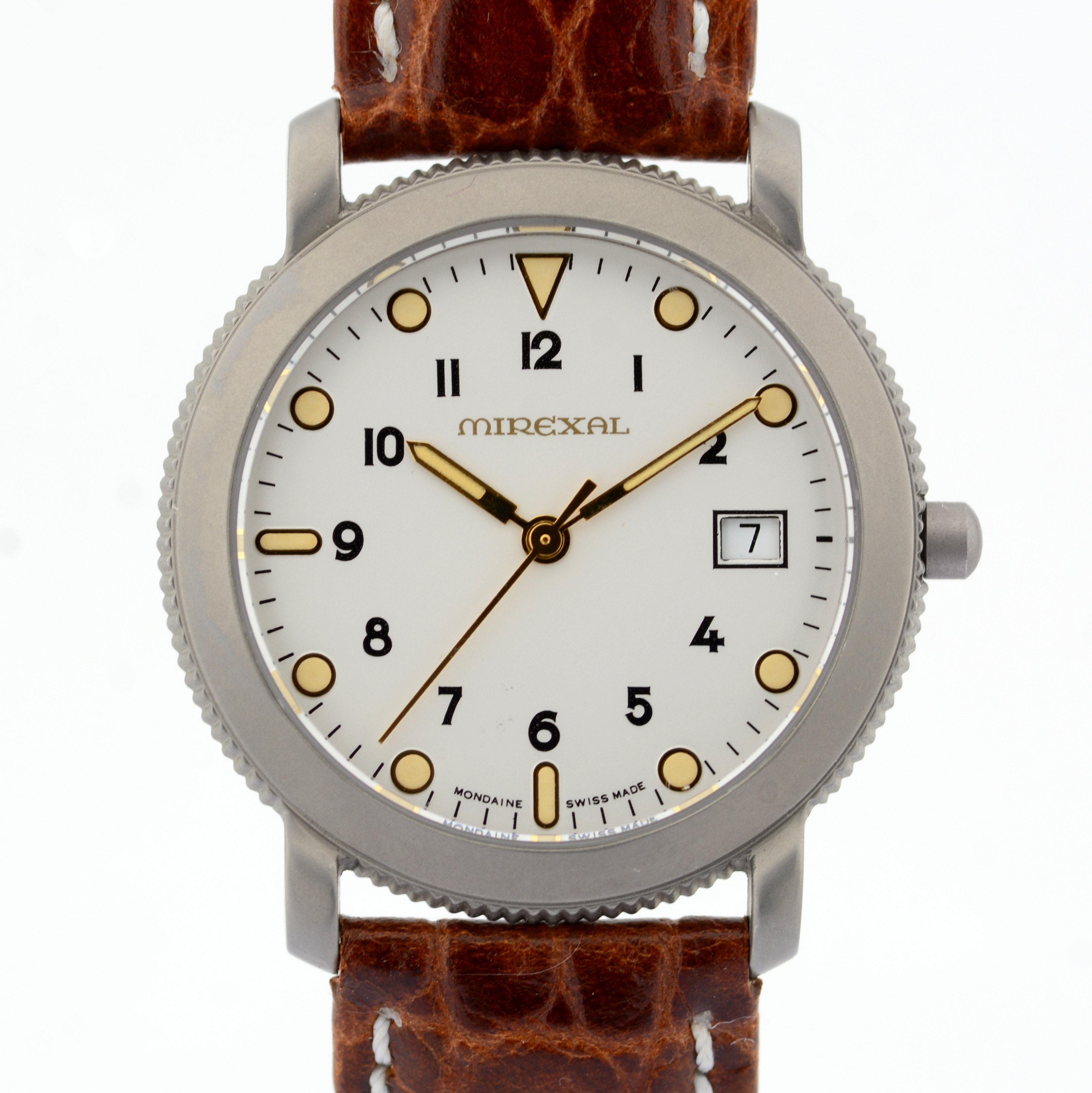 Mondaine / Mirexal Date - (Unworn) Gentlmen's Titanium Wrist Watch