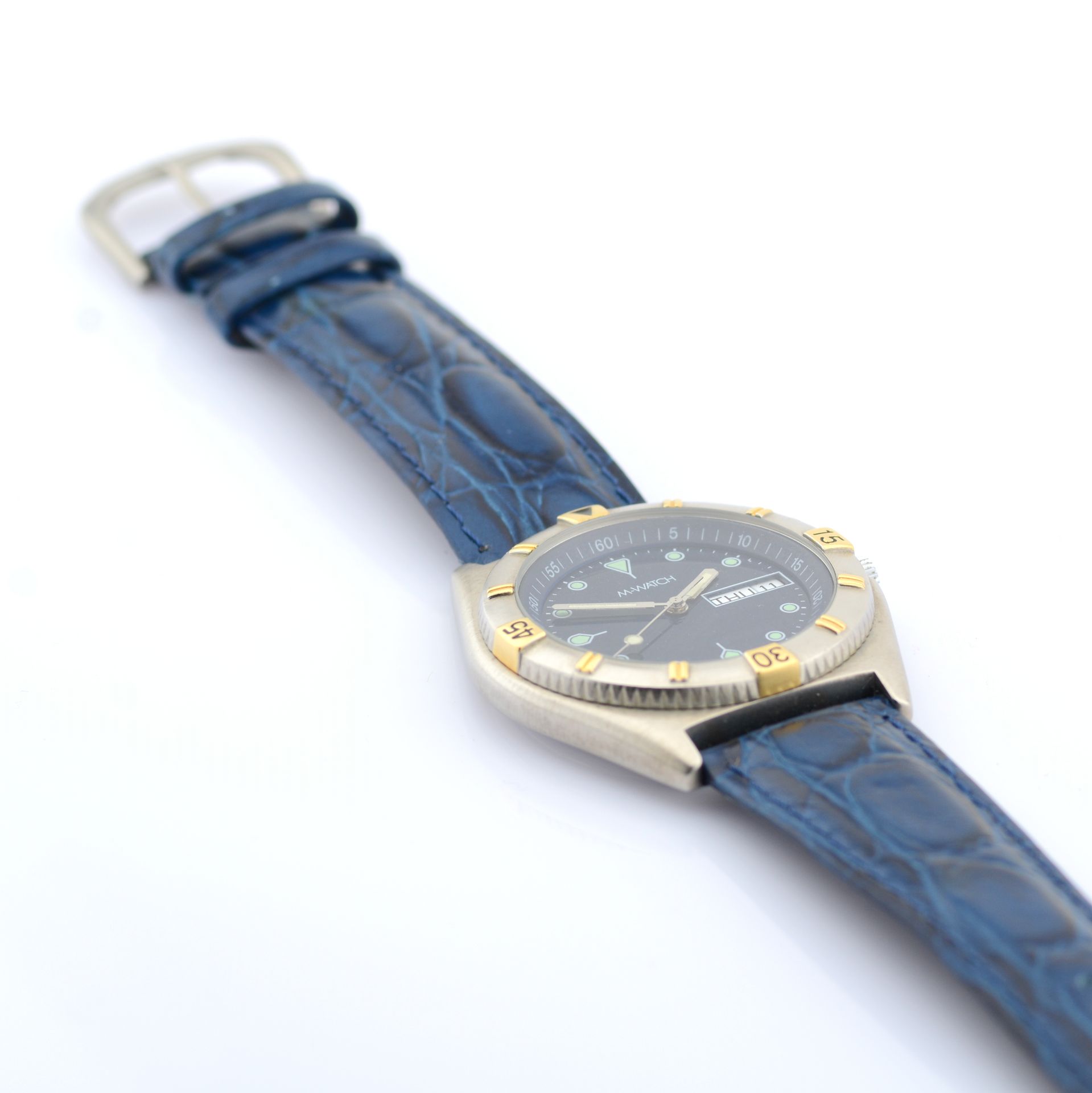 Mondaine / M-Watch Day-Date - (Unworn) Gentlmen's Brass Wrist Watch - Image 8 of 8