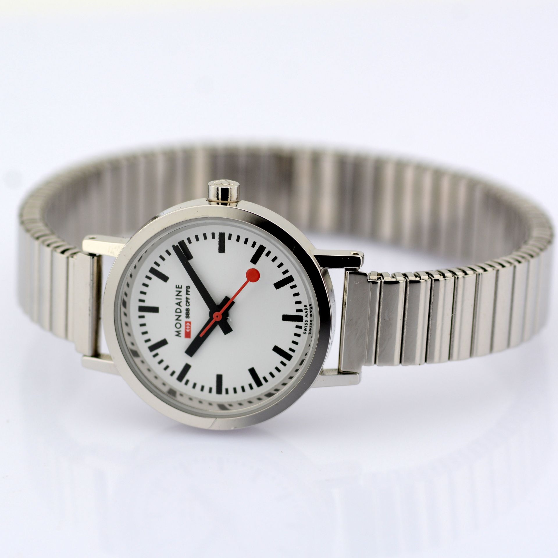 Mondaine / SBB CFF FFS Ecoquartz Official Swiss Railway Watch - (Unworn) Steel / Lady's - Image 7 of 7