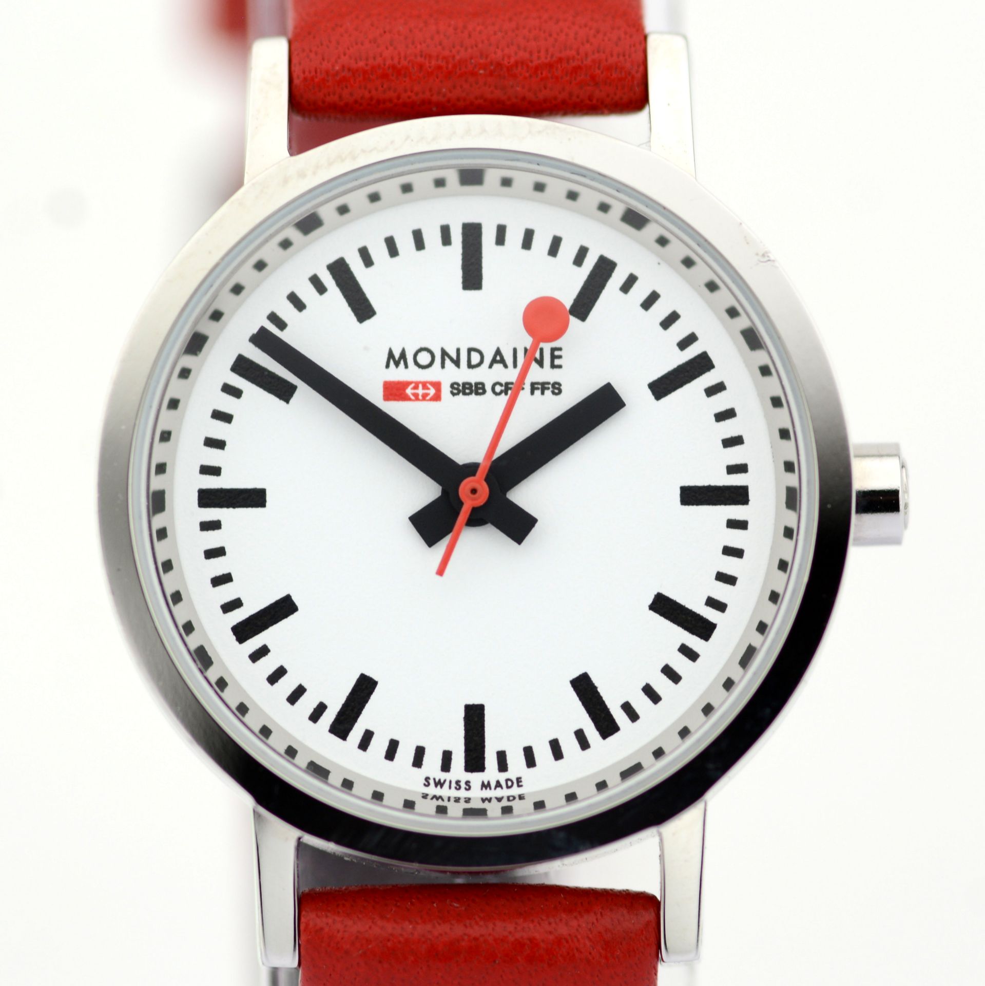 Mondaine / SBB CFF FFS Ecoquartz Official Swiss Railway Watch - (Unworn) Leather / Lady's