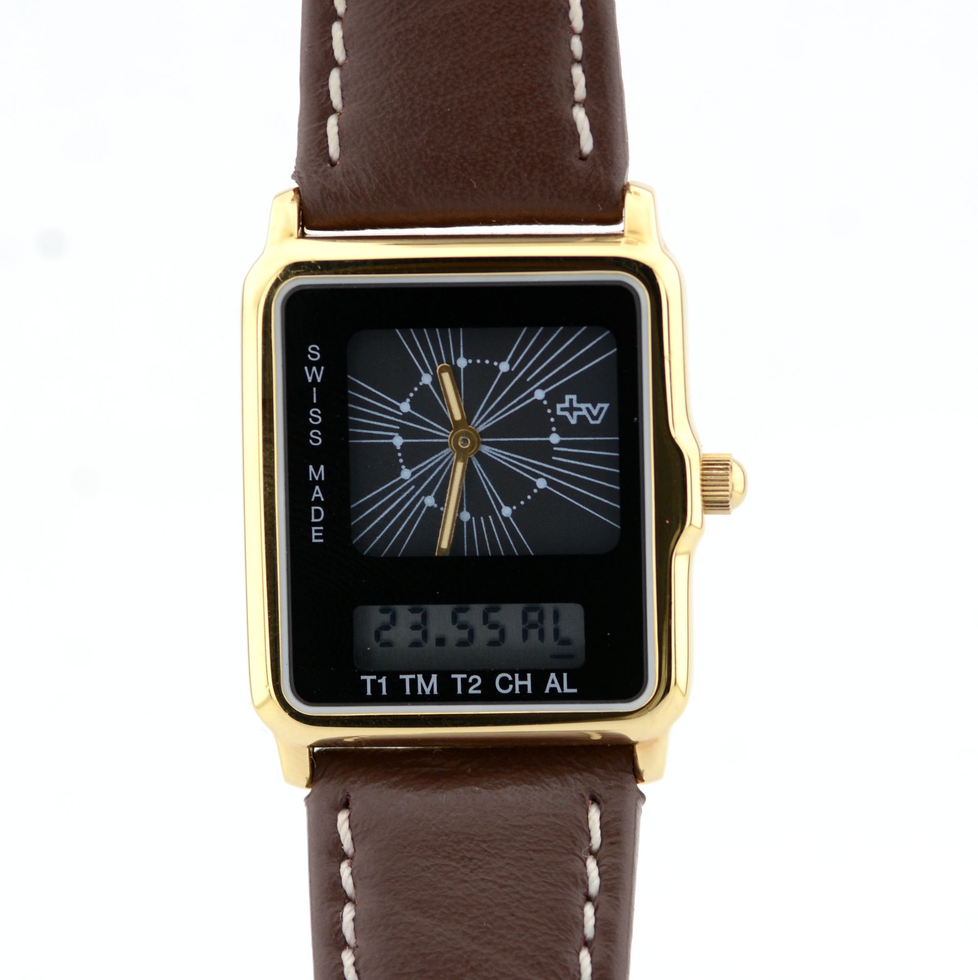 Mondaine / Dual / Swiss Made - (Unworn) Unisex Brass Wrist Watch - Image 3 of 8