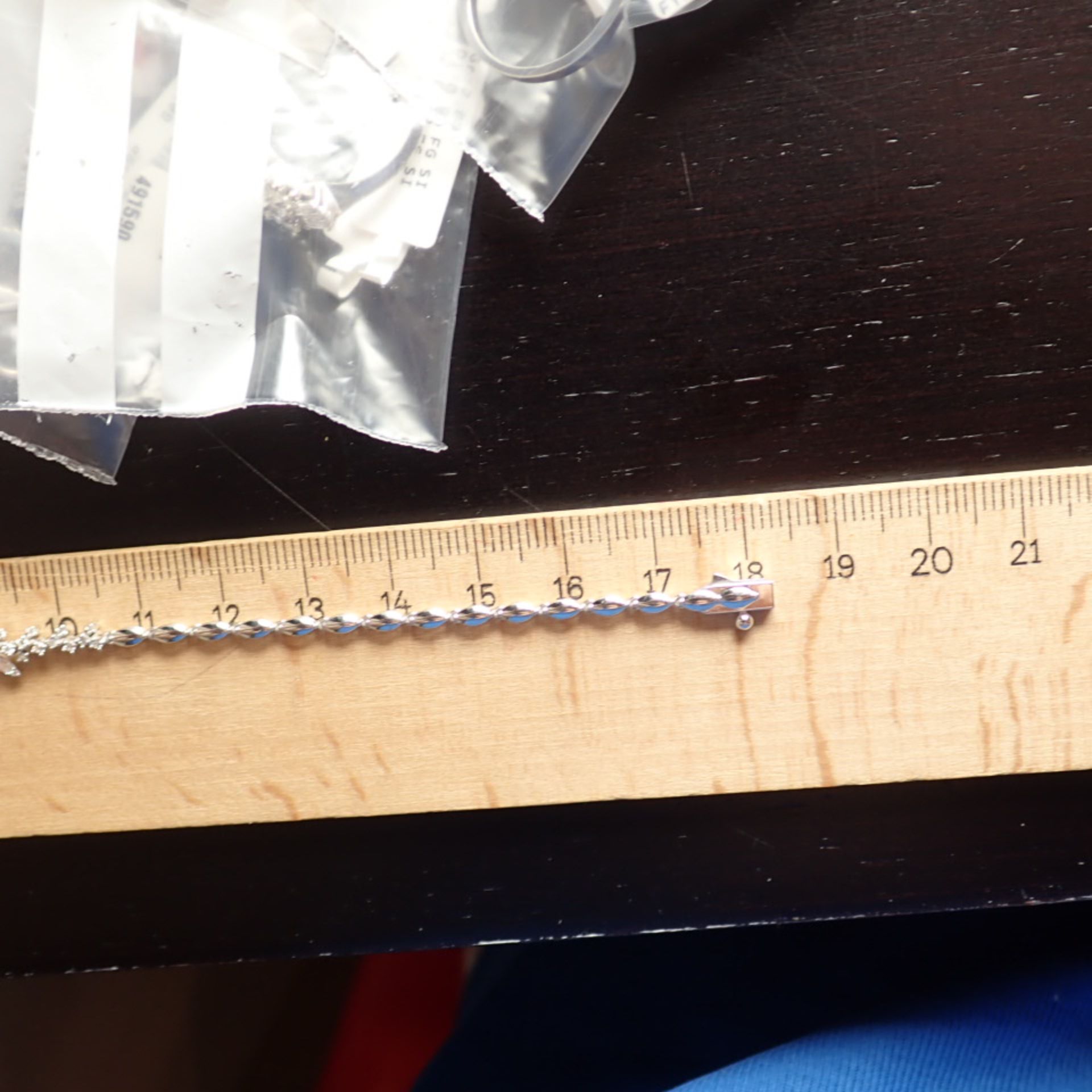 Certificated 14K White Gold Diamond Bracelet (Total 0.44 ct Stone) - Image 13 of 16