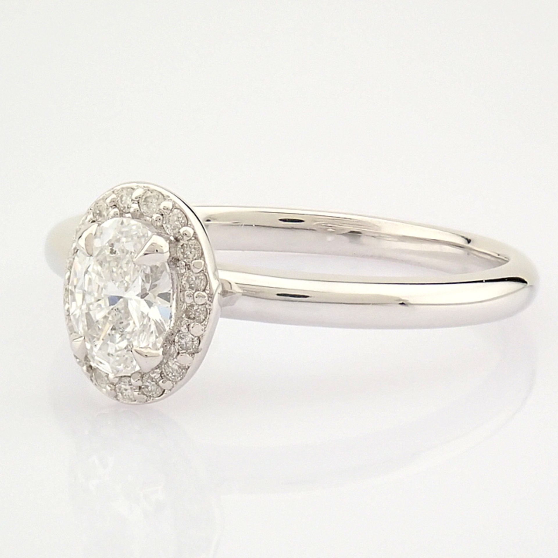 Certificated 14K White Gold Diamond Ring (Total 0.47 ct Stone) - Image 5 of 8