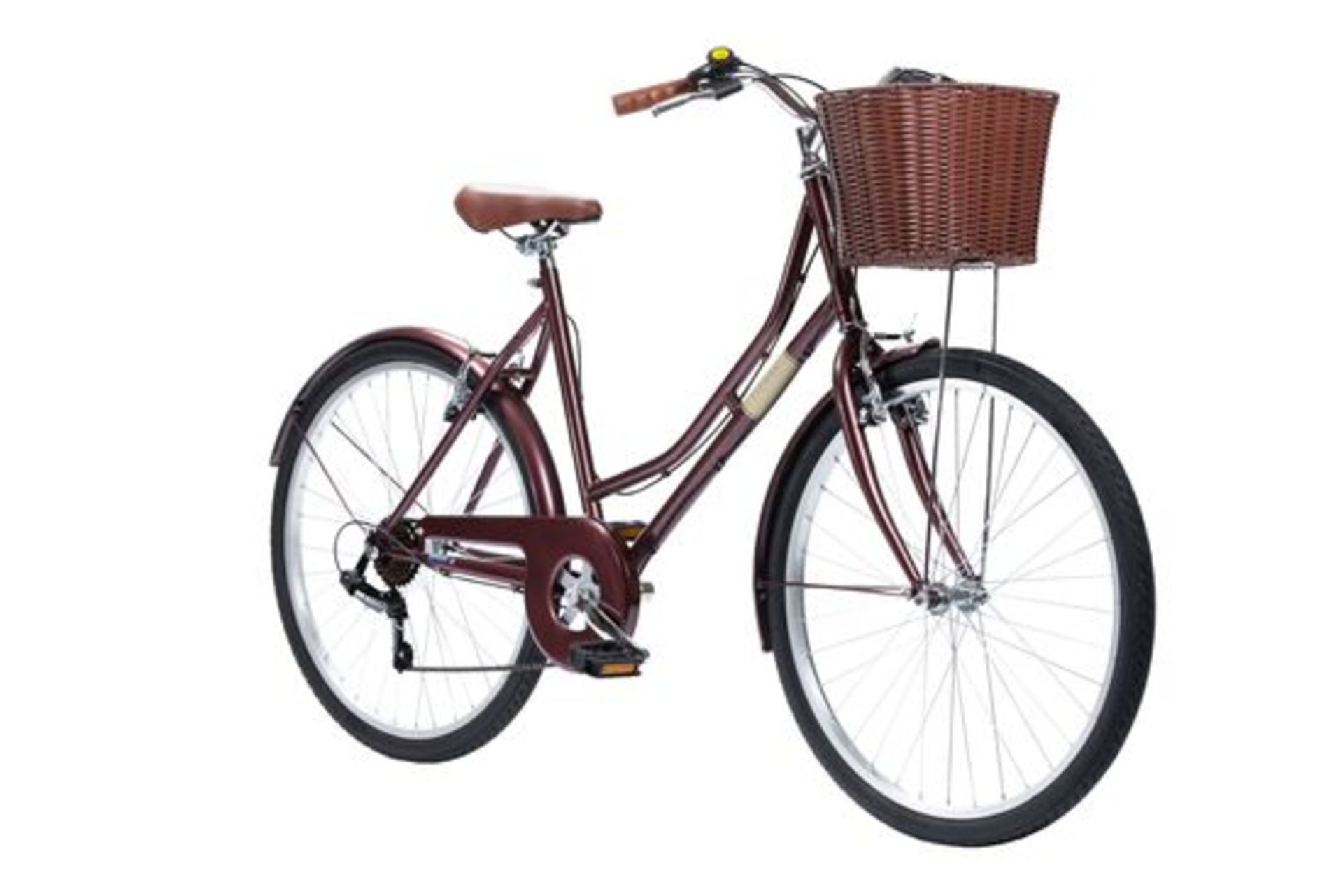 Insync Vienna Ladies Classic Heritage Bike - 26" Wheel, 6 Speed - Burgundy. RRP £277.00. The classic