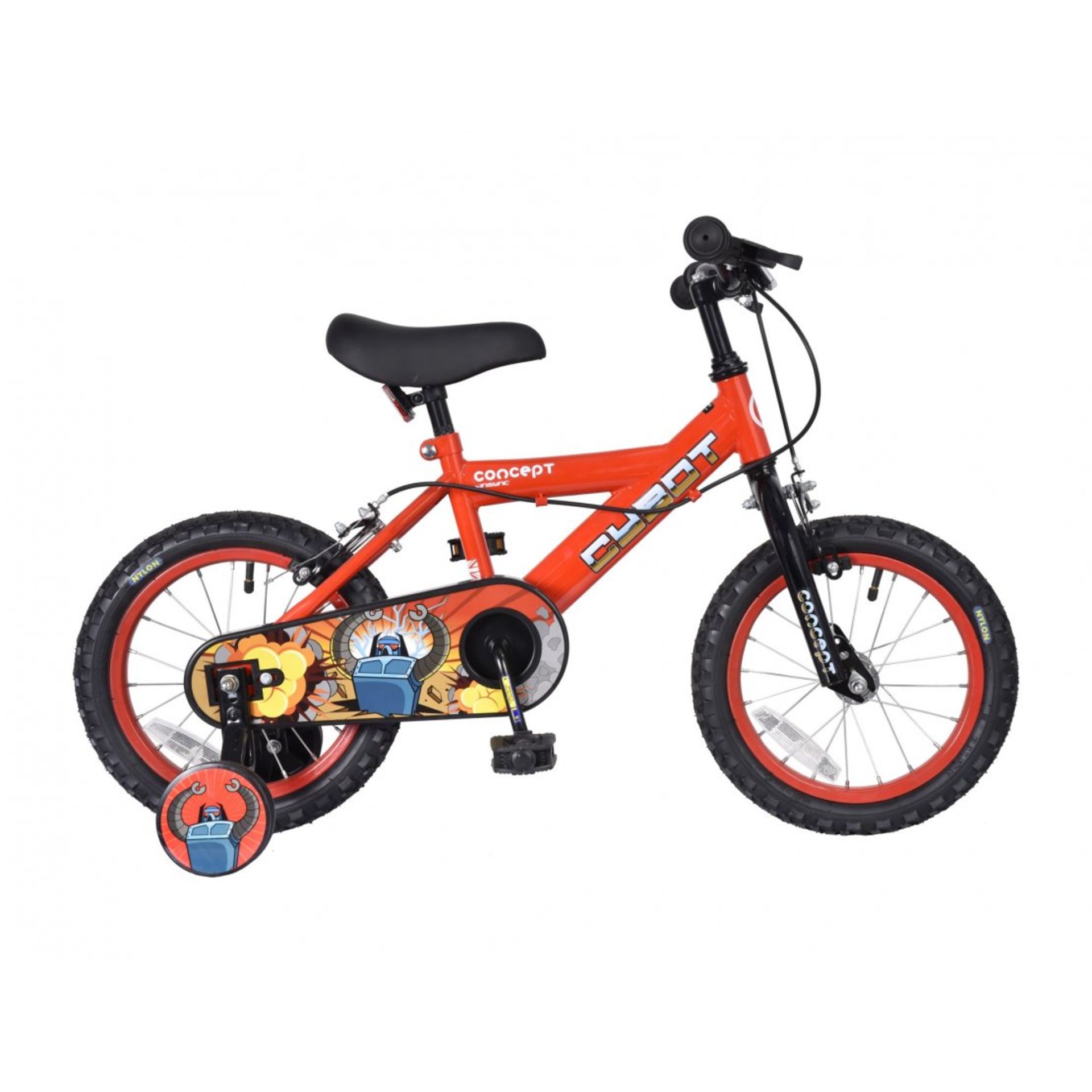 Insync Concept Cybot Kids’ 14inch Hybrid Bike. Another great bike from the clever bike geeks at