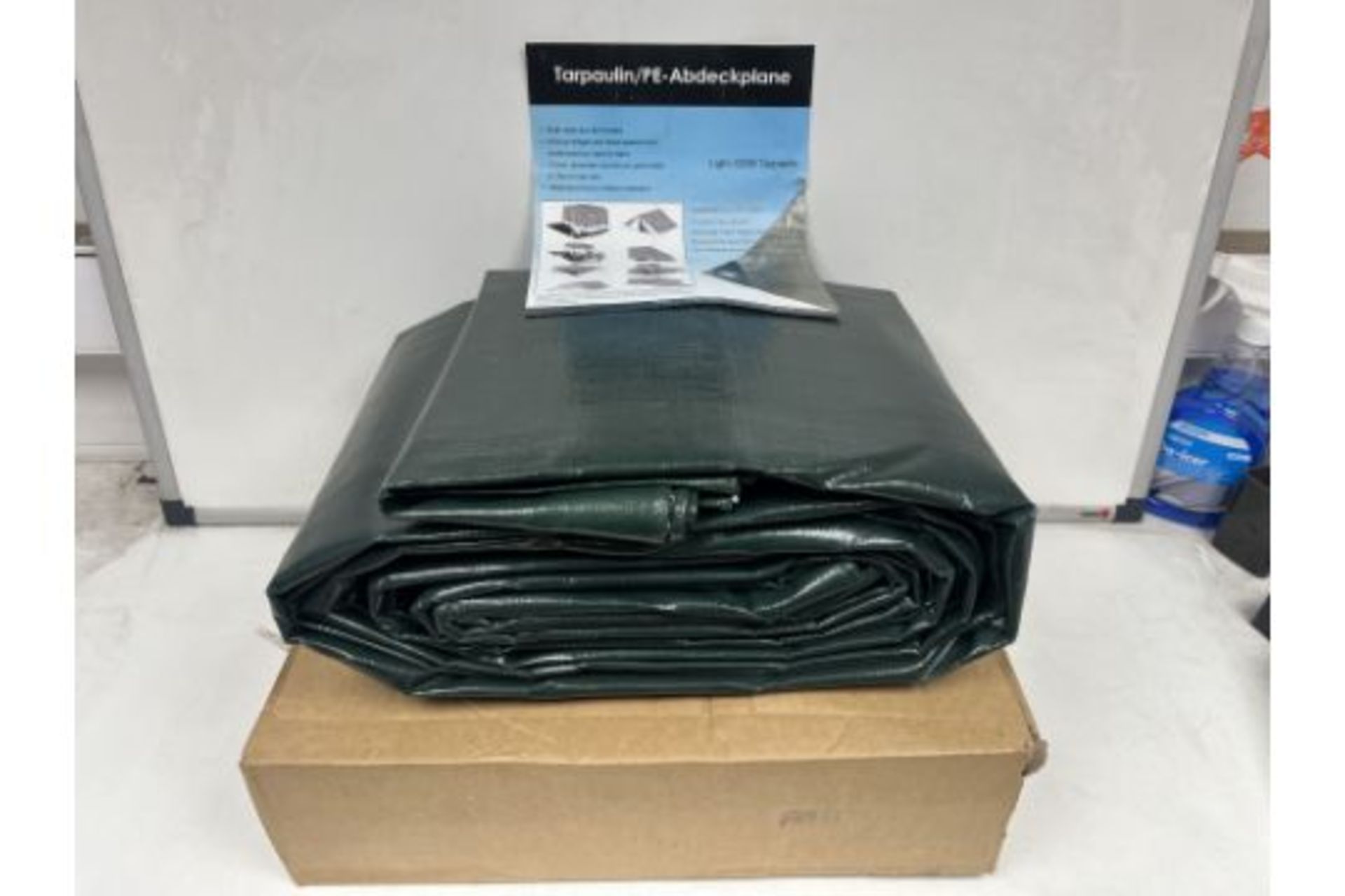 6 X BRAND NEW PROFESSIONAL 3 X 6M 280GSM TAURPAILIN SHEETS R19-2