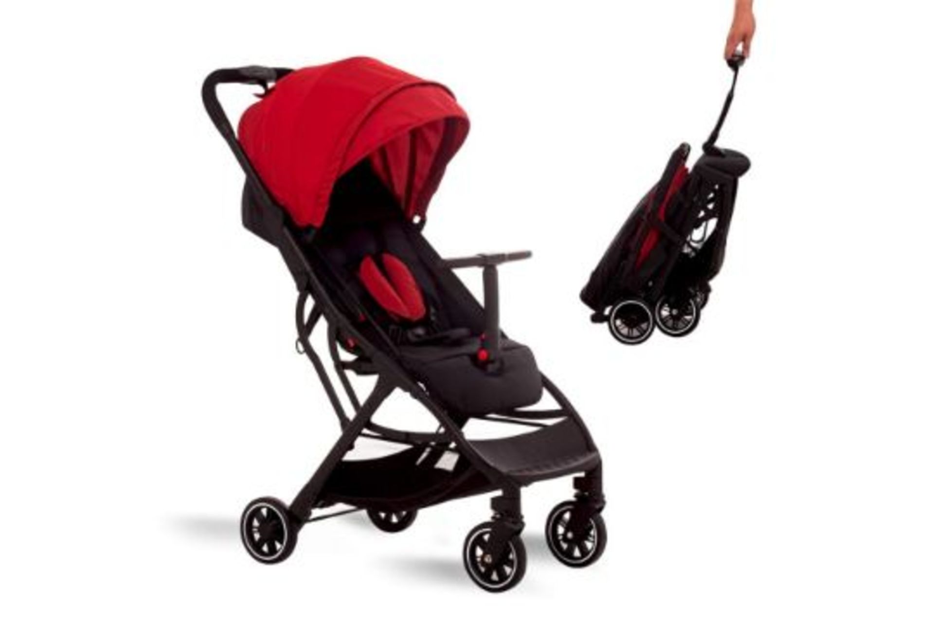 BRAND NEW LIGHTWEIGHT COMPACT FOLDABLE UMBRELLA STROLLER WITH ADJUSTABLE BACK REST, FOOTREST,