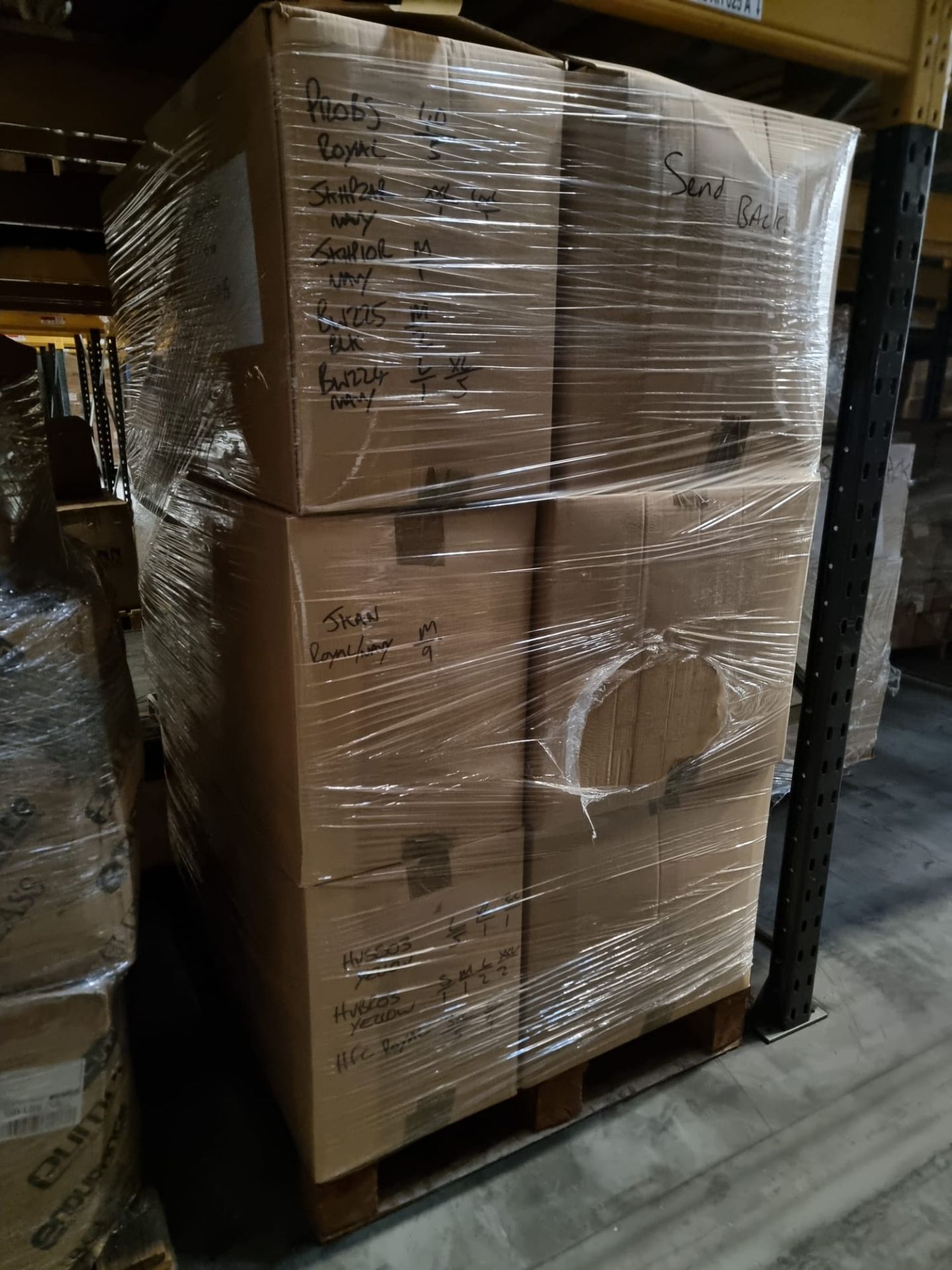 LARGE PALLET OF ASSORTED WORKWEAR STOCK. PALLETS MAY INCLUDE ITEMS SUCH AS: HI-VIZ JACKETS, HI-VIZ - Image 13 of 23