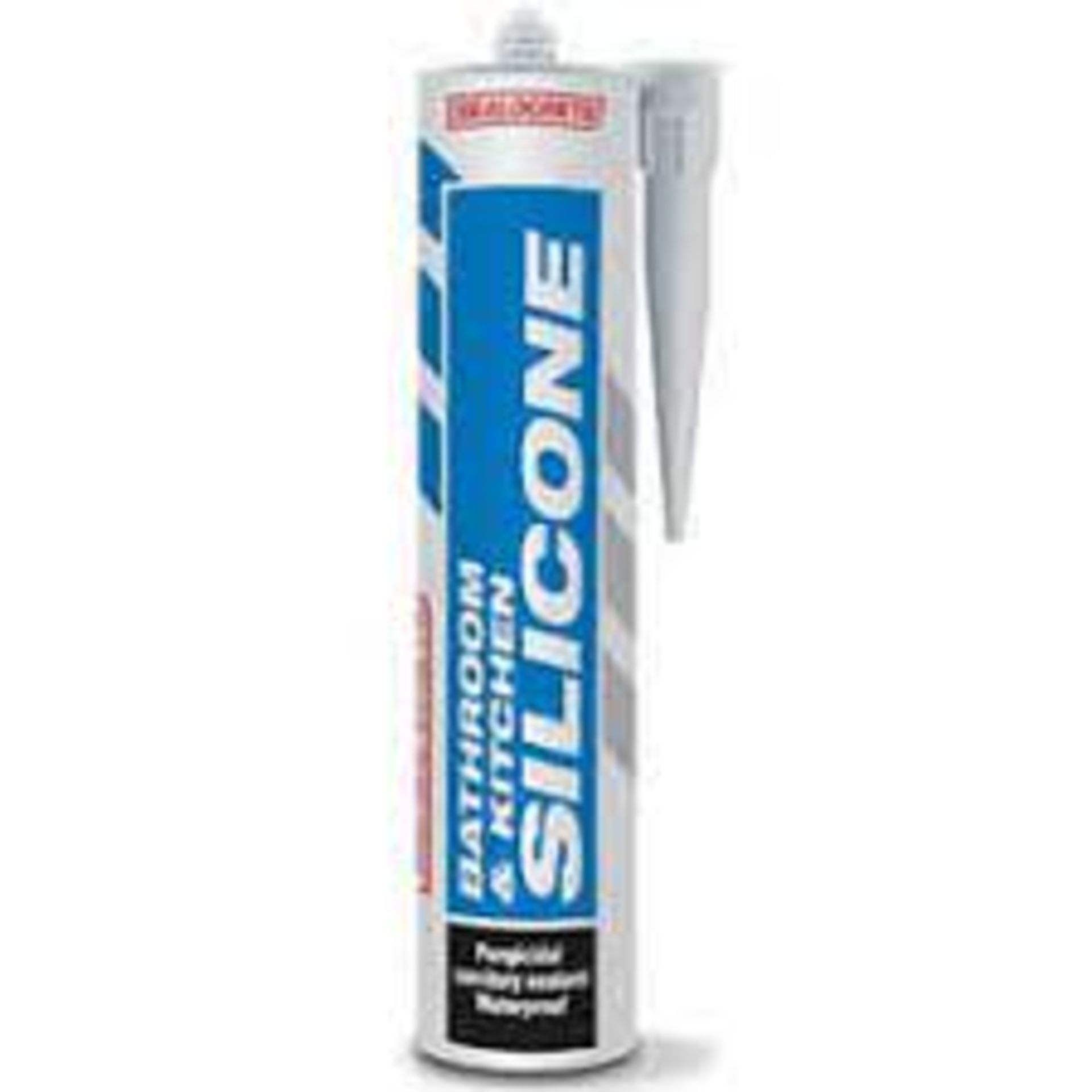 45 X BRAND NEW SEALOCRETE BATHROOM AND KITCHEN SILICONE SEALANT 280ML WHITE EXP 10/03/2023