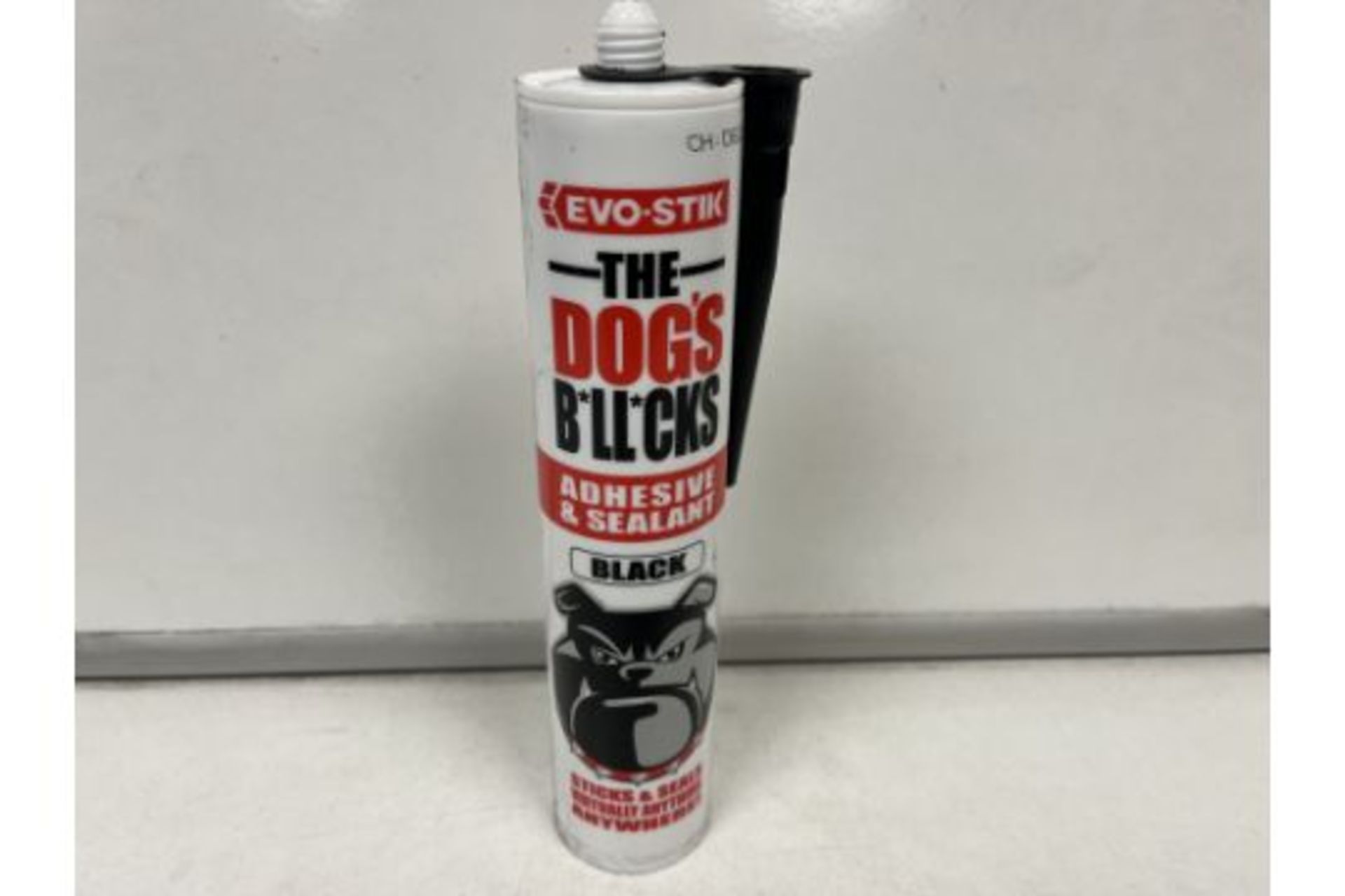 96 X BRAND NEW EVO STIK THE DOGS B*LL*CKS MULTIPURPOSE ADHESIVE AND SEALANT BLACK 290ML EXPIRY 31/