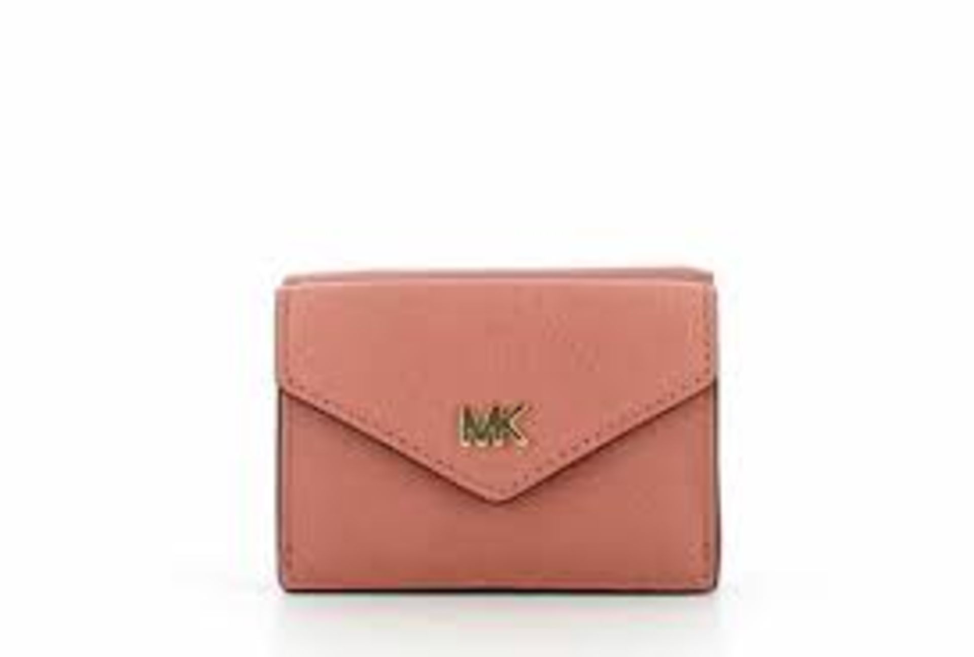 2 X BRAND NEW MICHAEL KORS ROSE MONEY PIECES LEATHER ENVELOPE TRIPOD PURSE RRP £119 OFF