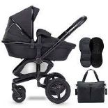 New Boxed Silver Cross Surf Eclipse Special Edition Pram. RRP £1,195. Surf Eclipse Special Edition