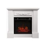 PALLET TO CONTAIN 5 X BRAND NEW ELECTRIC FIRE WITH LOG BURNER EFFECT, WITH FIRE SURROUND 17-27
