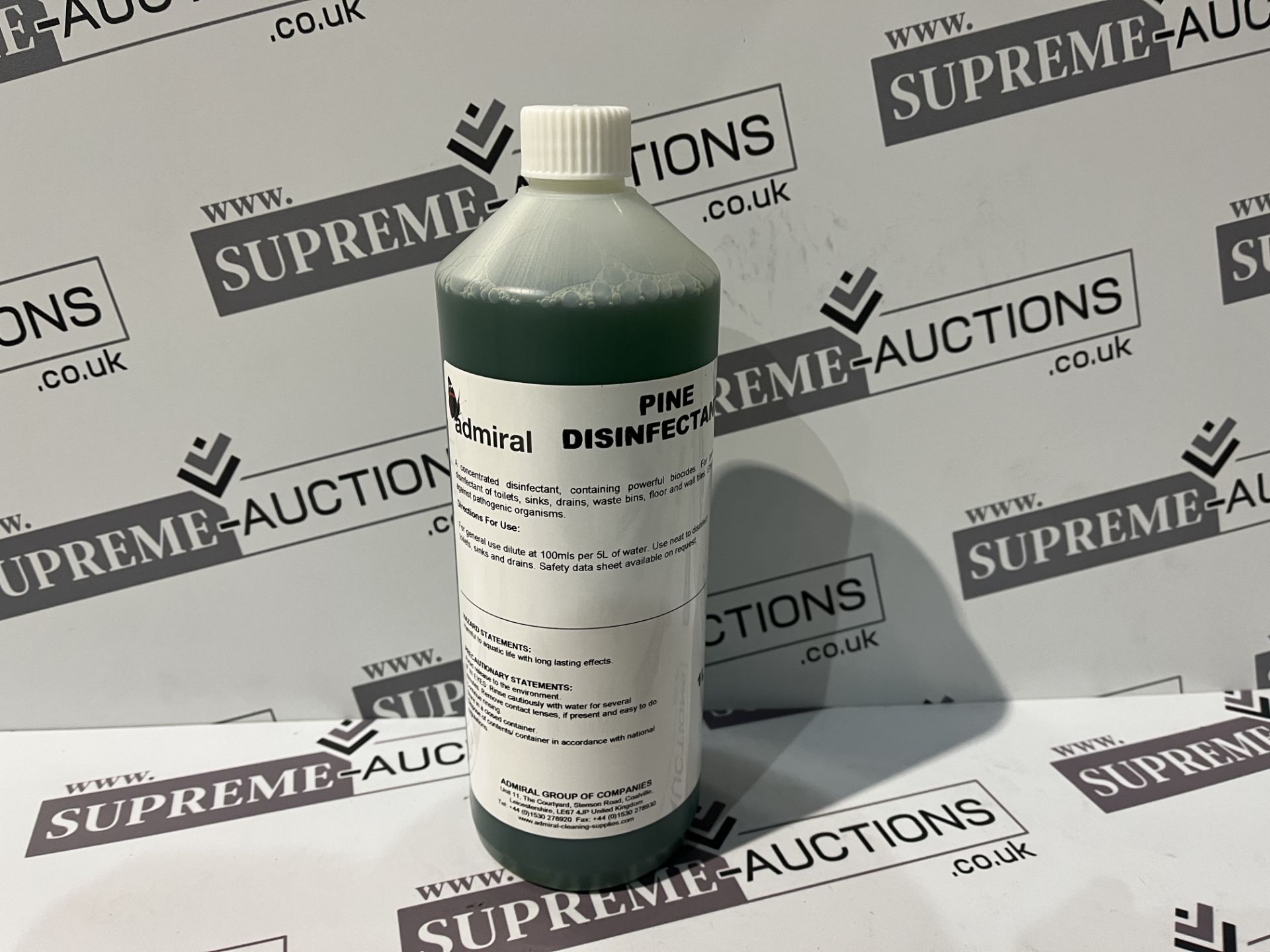 60 X BRAND NEW ADMIRAL PROFESSIONAL PINE DISINFECTANT 1L R9-3