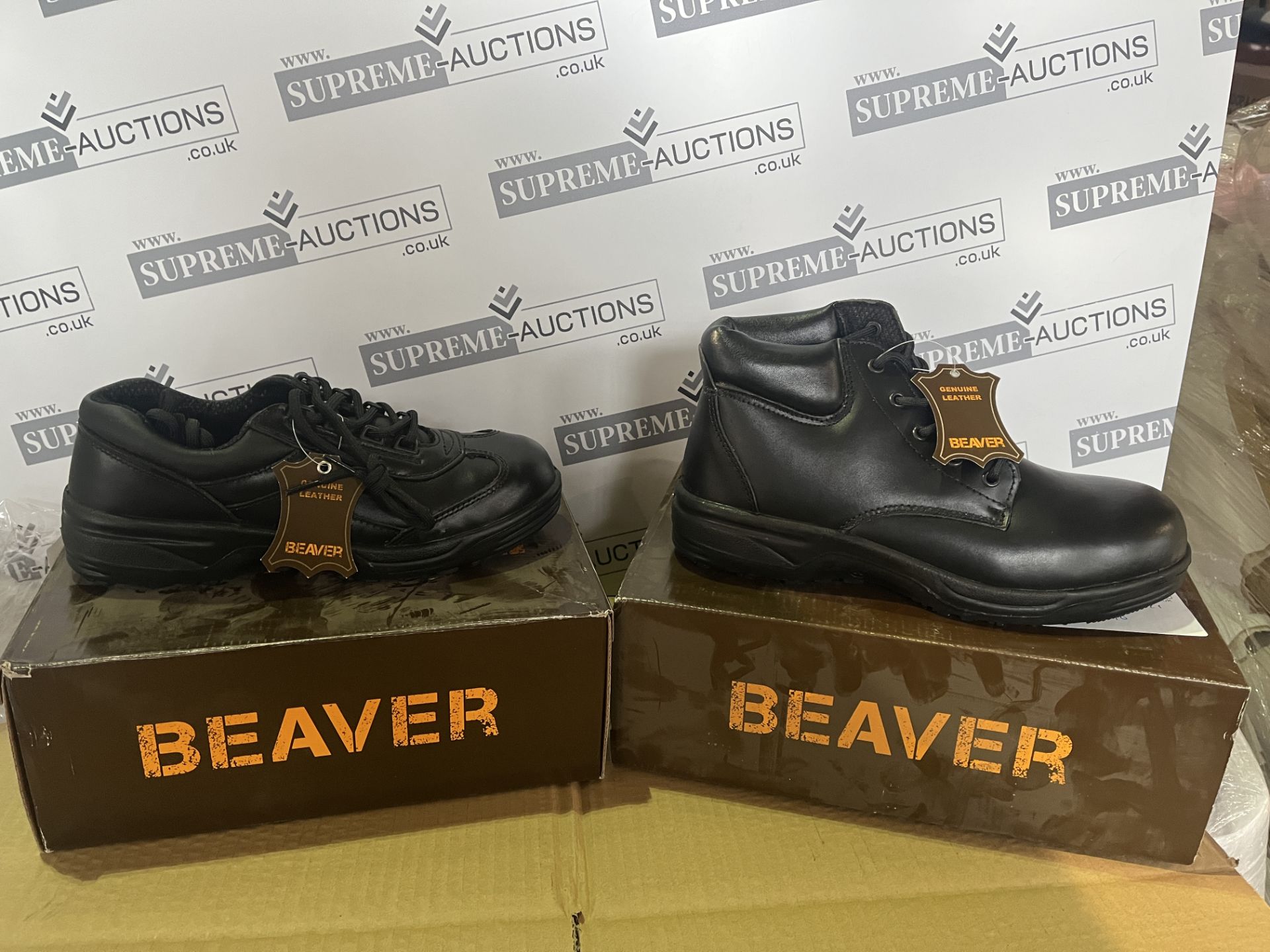 6 X BRAND NEW BEAVER PROFESSIONAL WORK BOOTS IN VARIOUS STYLES AND SIZES R15-8