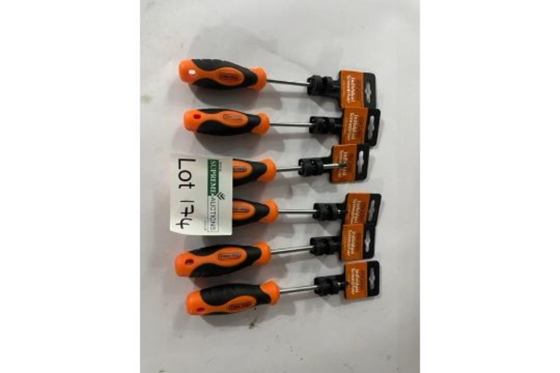 6 NEW TORX SCREWDRIVERS SIZE T30 TO T15