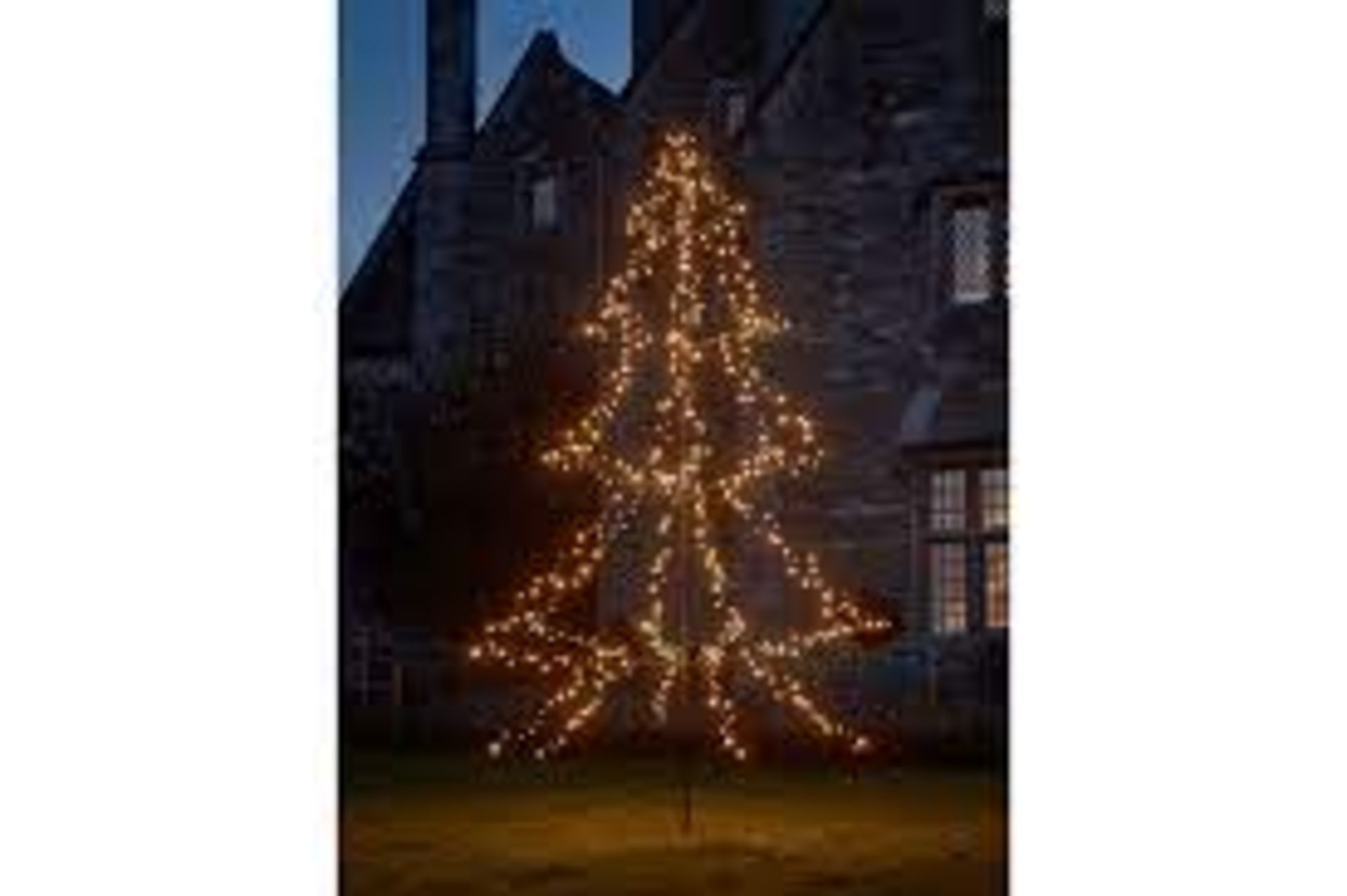 Cox & Cox Outdoor Light Up Tiered Tree - 3m.