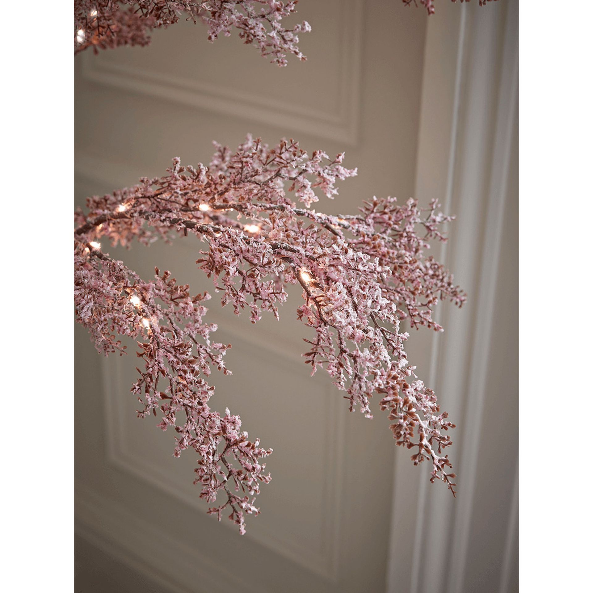 Cox & Cox Indoor Outdoor Small Light Up Blossom Tree - Blush. RRP £125.00. Extend the festive - Image 2 of 2