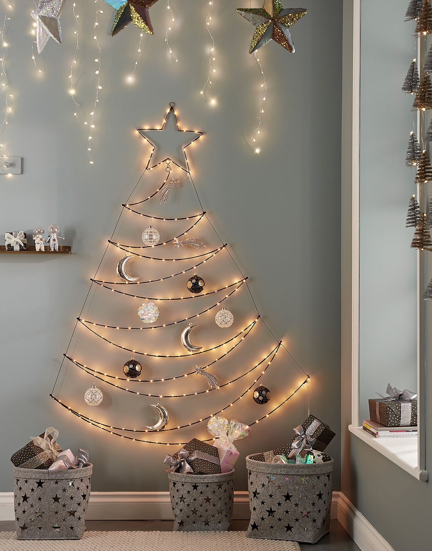 Cox & Cox Indoor Outdoor Magical String Light Tree. RRP £95.00. Designed to capture the swag of a