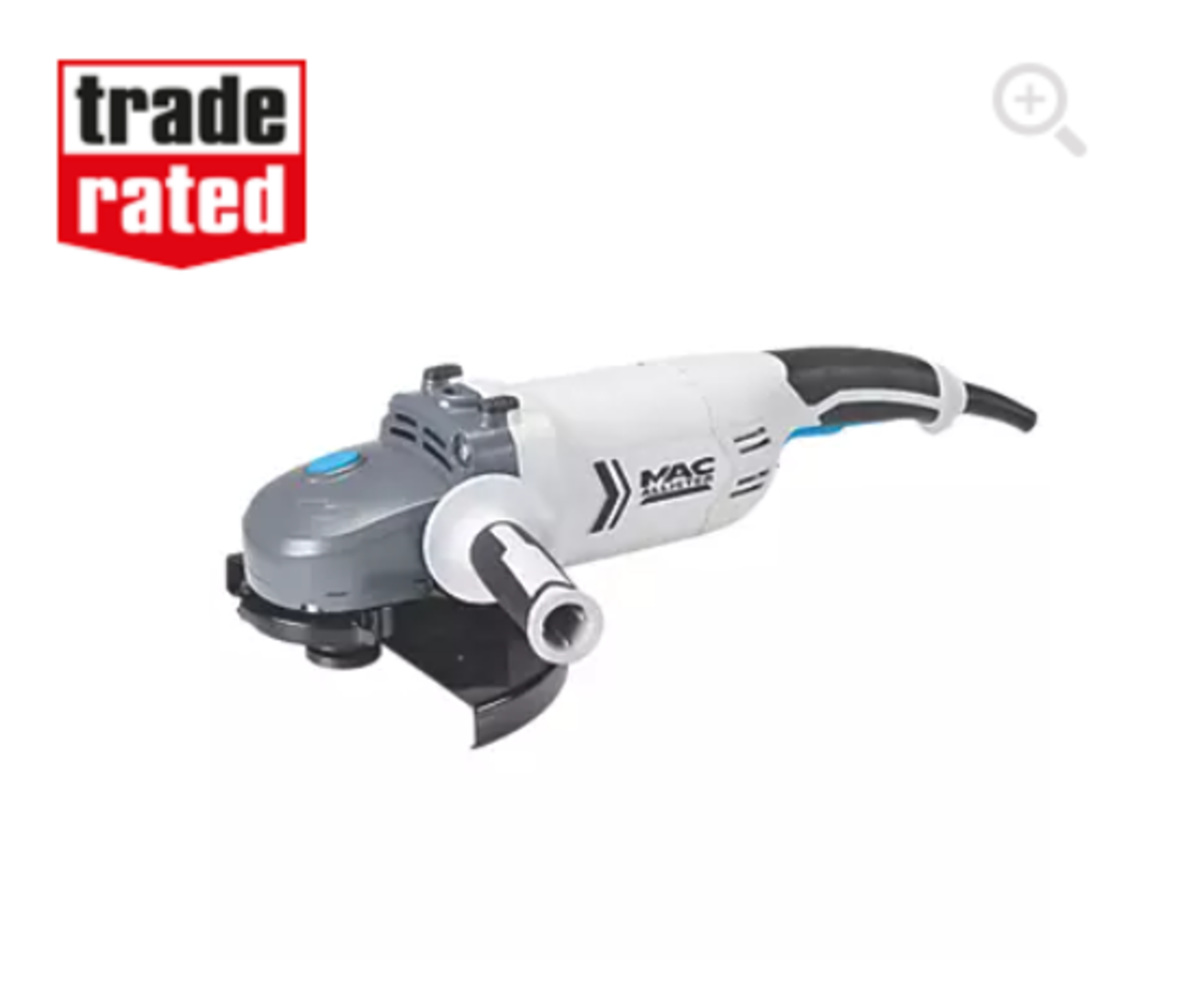 MAC ALLISTER MSAG2000 2000W 9" ELECTRIC ANGLE GRINDER 220-240 - PCK3