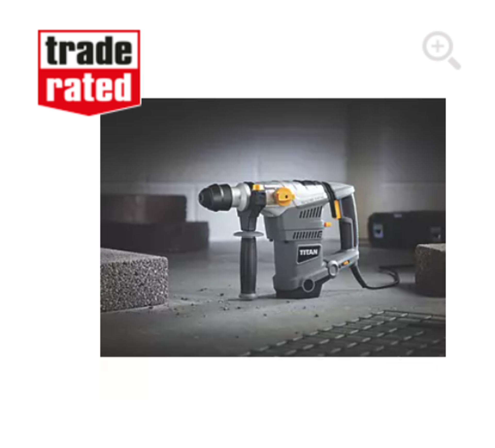 TITAN TTB653SDS 5.9KG ELECTRIC SDS PLUS DRILL 230-240V WITH CARRY CASE - PCK4 - Image 2 of 2