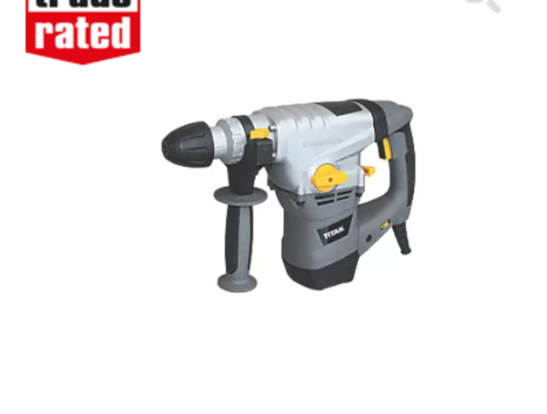 TITAN TTB631SDS 6.3KG ELECTRIC SDS PLUS DRILL & 22 PIECE ACCESSORY KIT 230-240V WITH CARRY CASE -