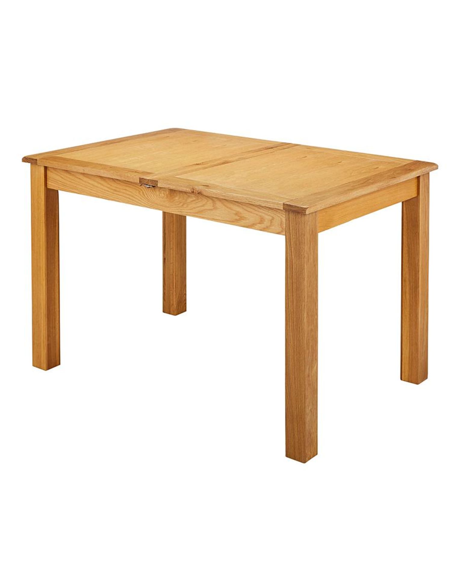 Norfolk Oak and Oak Veneer Large Extending Dining Table. RRP £459.00. - SR6. *2boxes* .The Norfolk