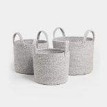 Set of 3 Rope Baskets. - BI. Need somewhere to store children's toys and laundry want a quirky