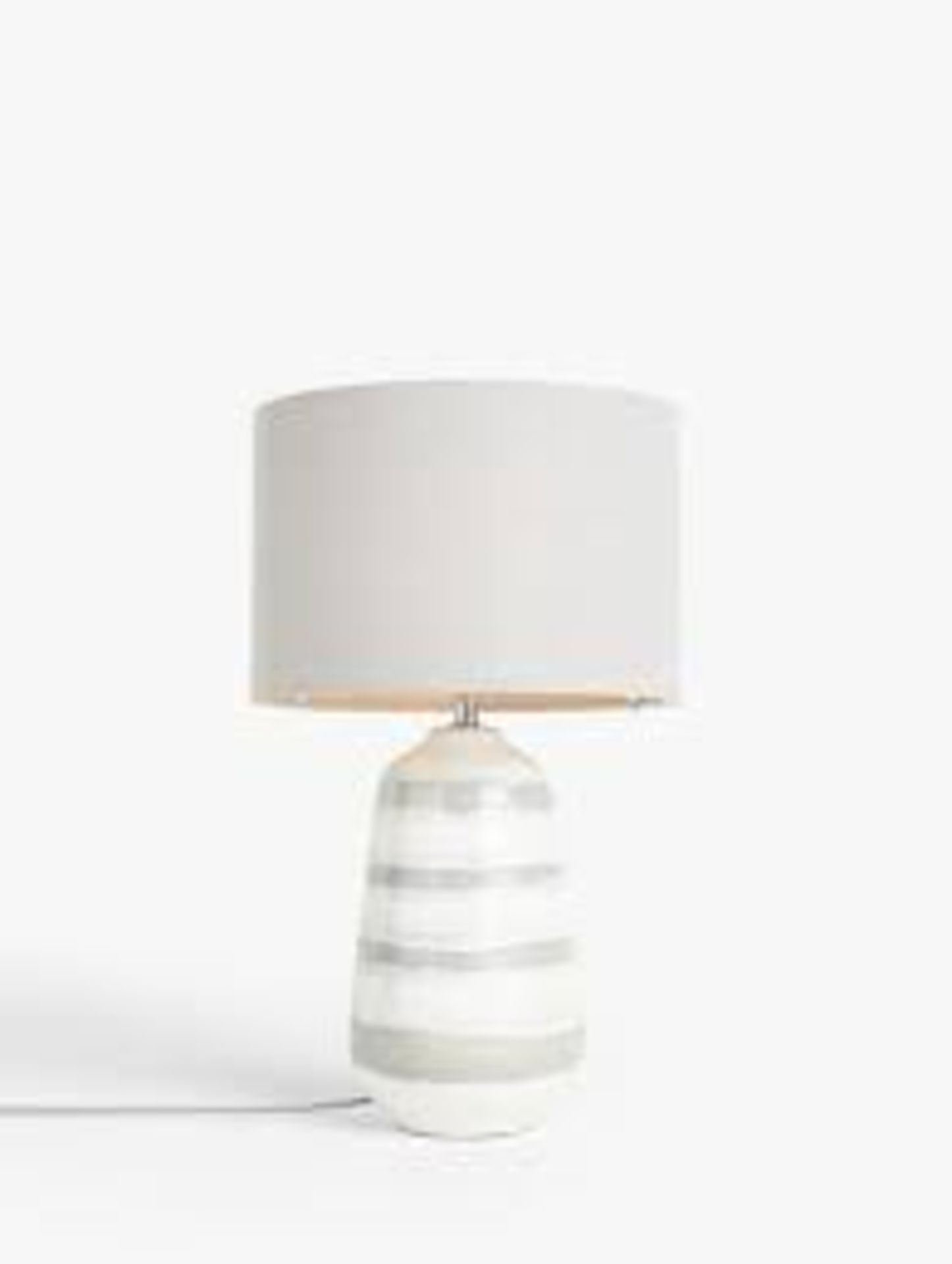 John Lewis Painterly Stripe Table Lamp - PCk3