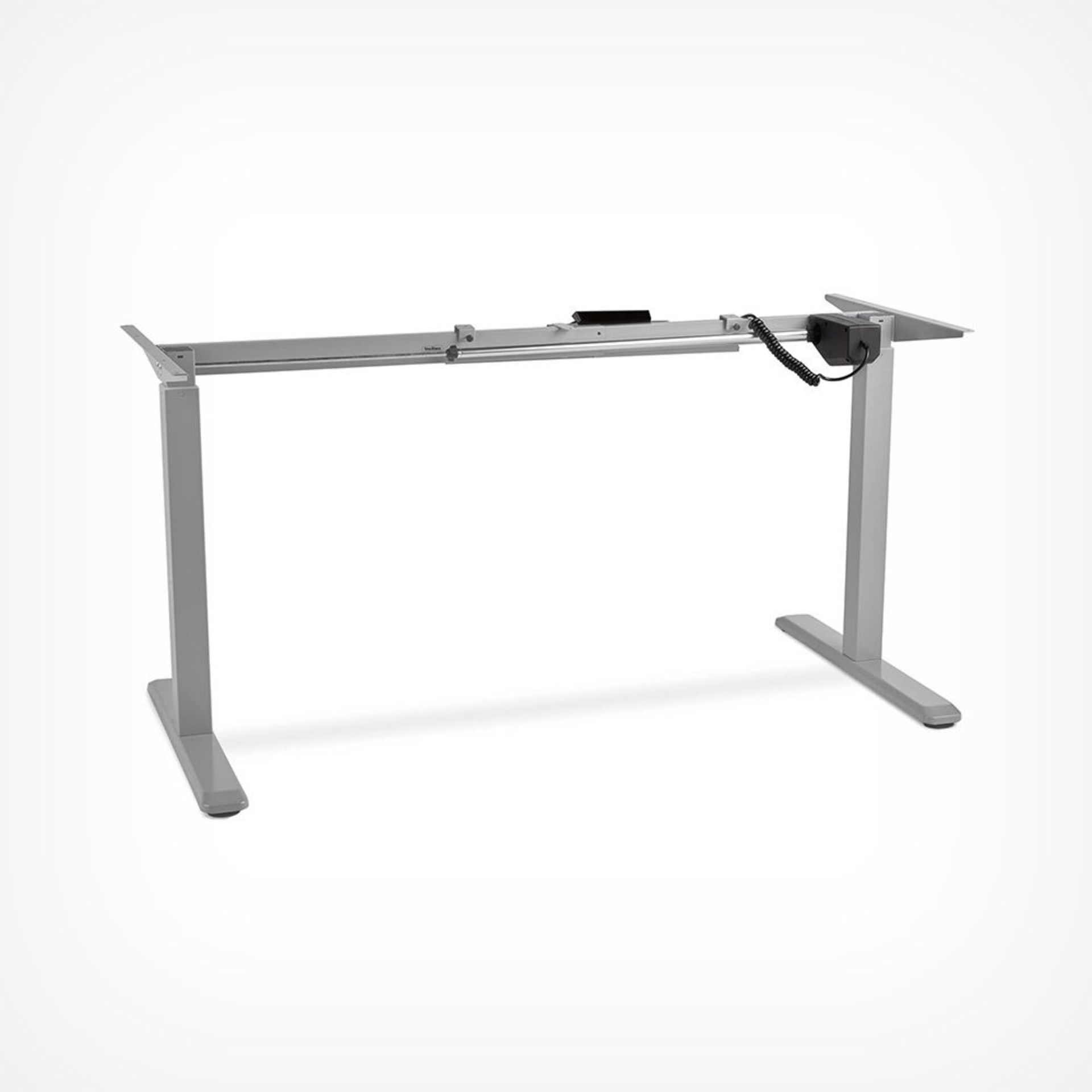 Grey Electronic Sit Stand Desk Frame. - PCK1. Ergonomically designed to promote better posture and