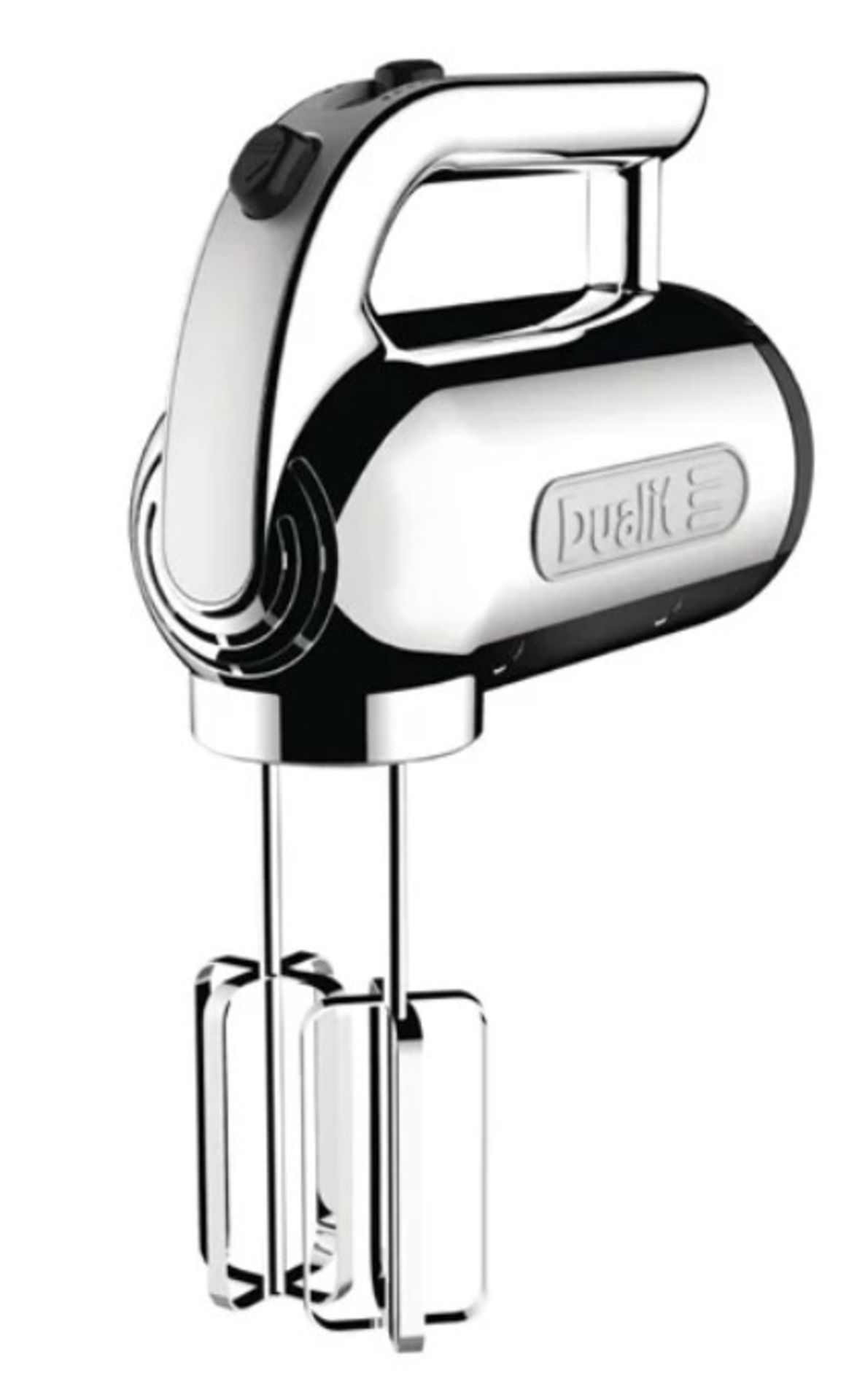 Dualit Chrome Hand Mixer. The Dualit Hand Mixer 89300 is a superbly built British-designed home