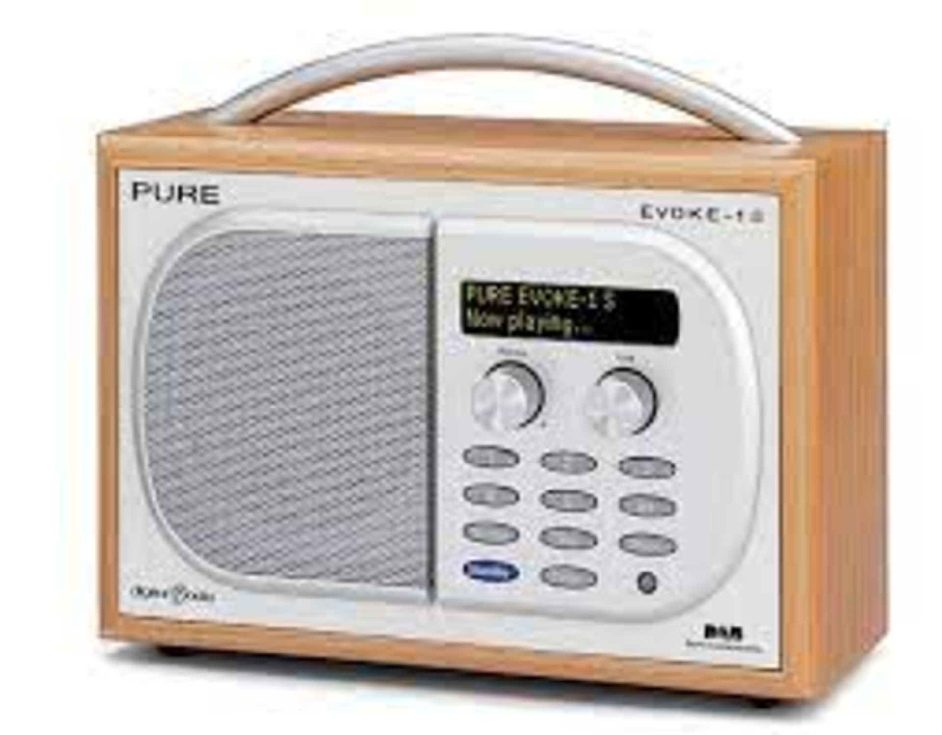 PURE EVOKE-1S Luxury Portable DAB/FM Radio - Maple. Here's another spin on Pure's original Evoke-1