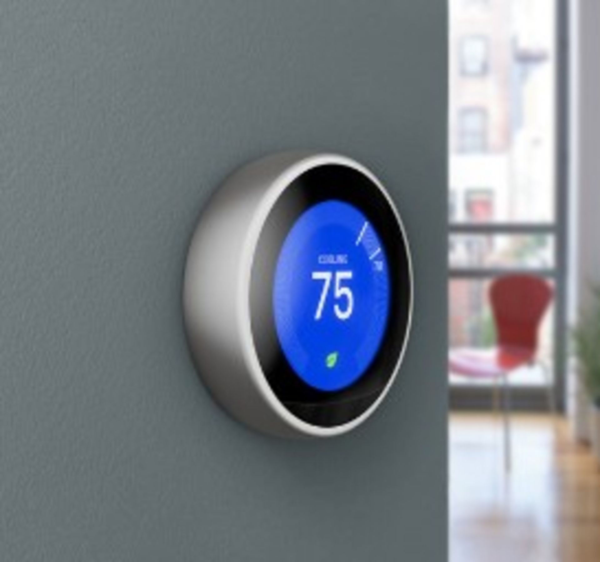 Google Nest Learning Thermostat 3rd Generation White. The 3rd generation Google Nest Learning - Image 2 of 2