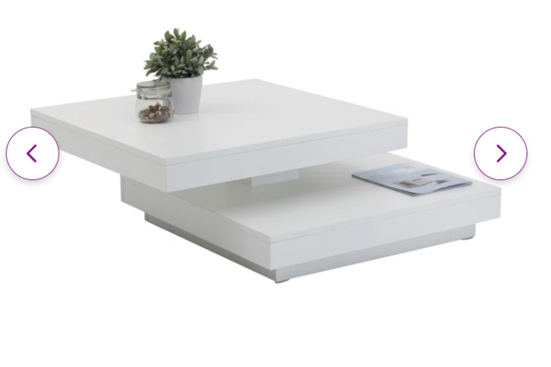 Hubert coffee table with storage space. RRP £300.00. - SR4. This coffee table is just the right - Image 2 of 2