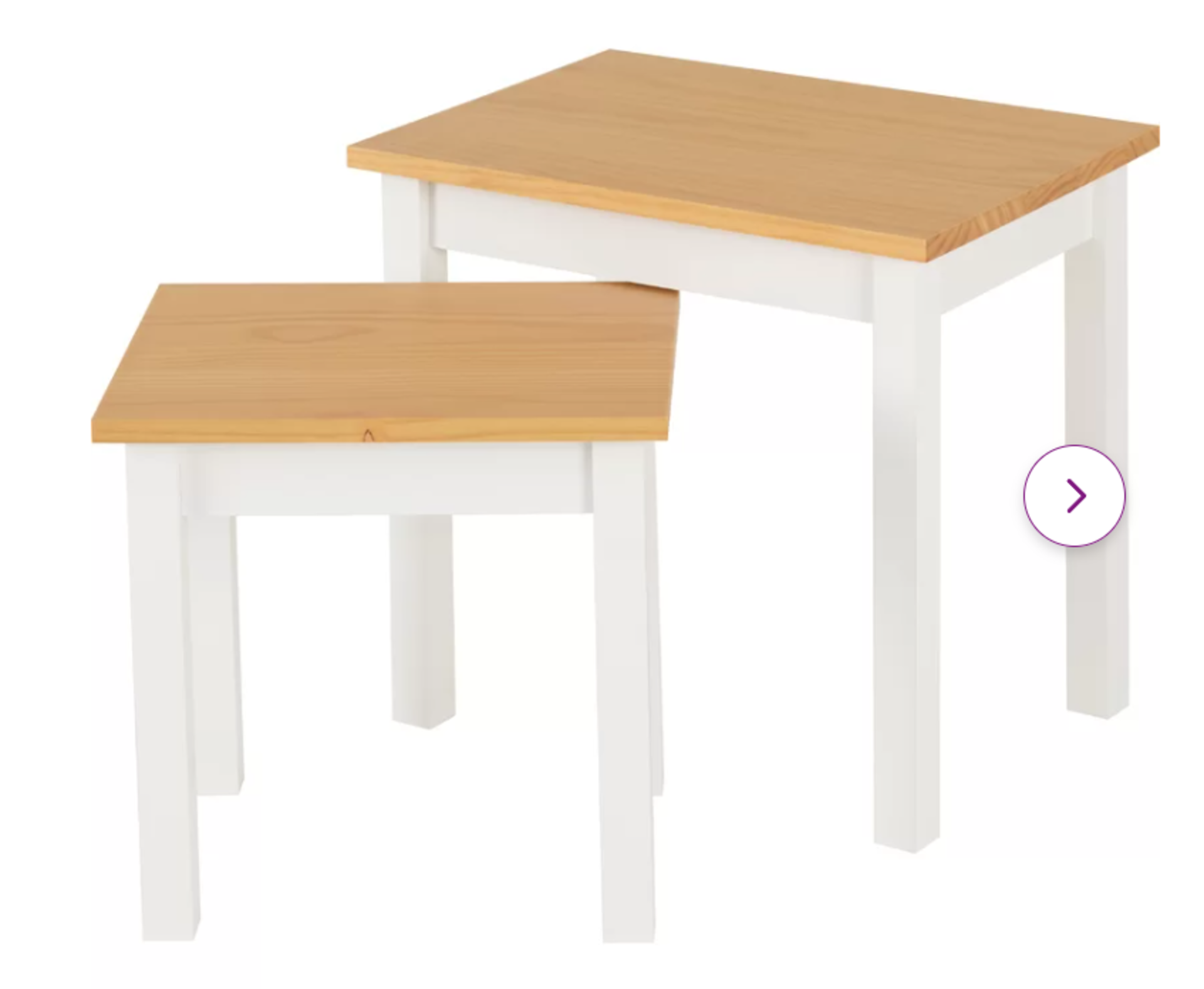 Bradmoor 2 Piece Nest of Tables. RRP £155.00 - SR4. The Bradmoor nest of tables is excellent for
