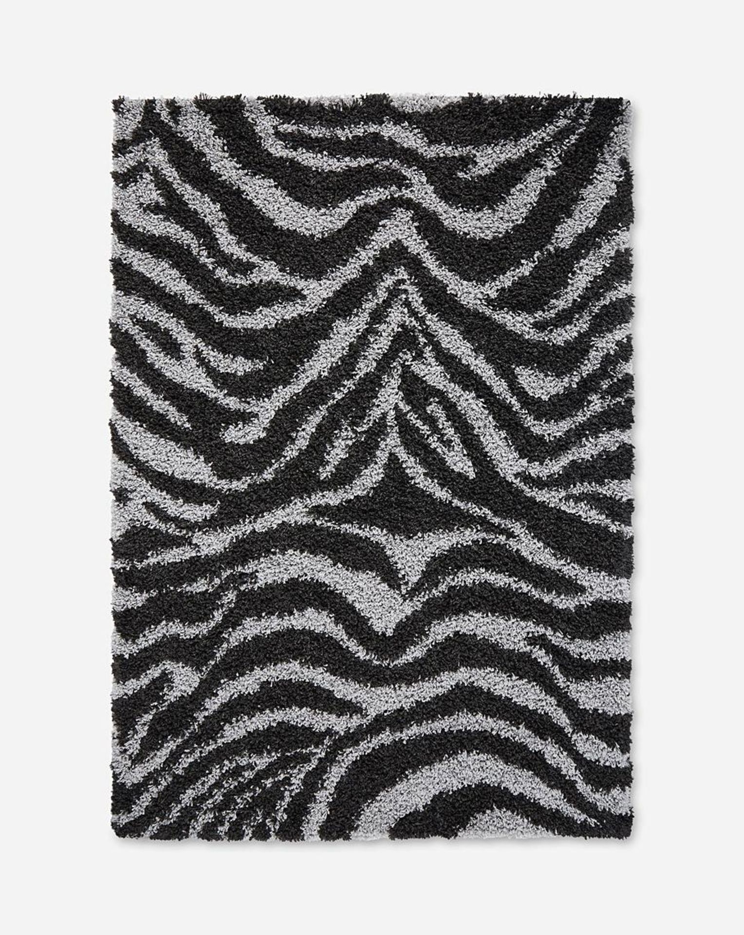 Asher Animal Woven Cozy Shaggy Rug. 80x150cm. - SR4. Show off your wild side with the stunning Asher