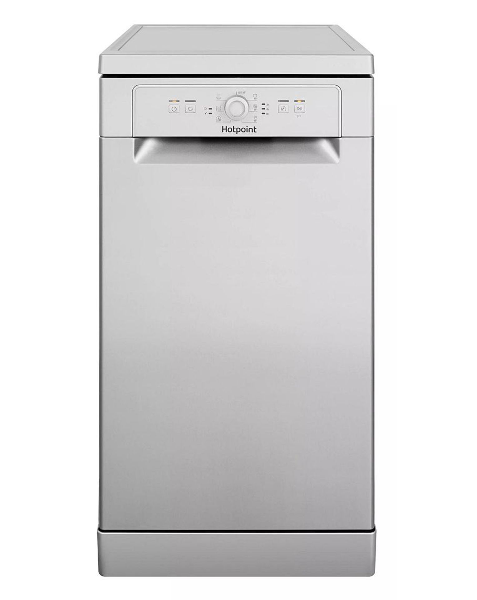 Hotpoint HSFE 1B19 S UK N Freestanding 10-place Slimline Dishwasher - Silver. RRP £439.99. - SR4.