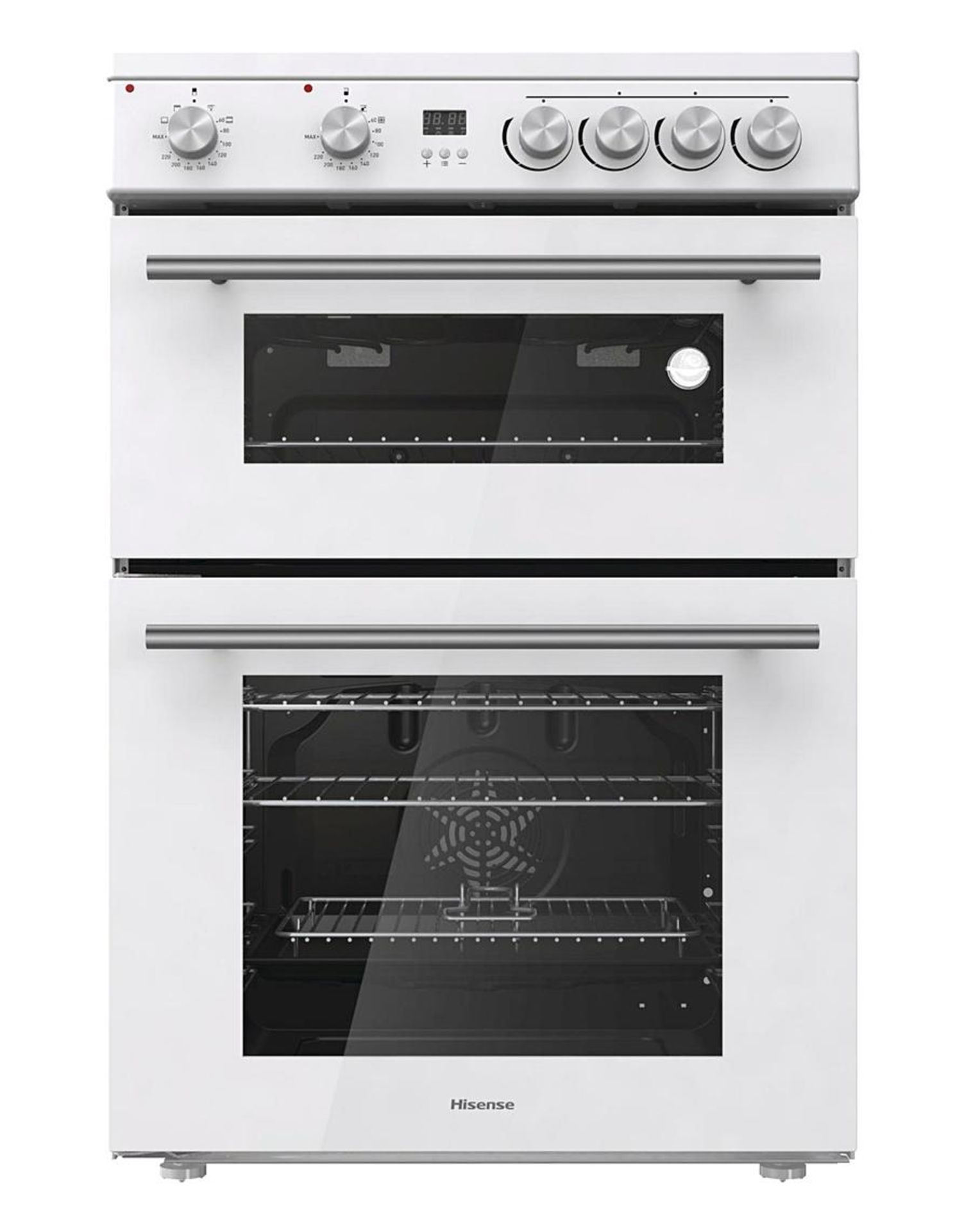 Hisense HDE3211BWUK Freestanding Electric Cooker - White. RRP £479.99.- SR4. 2 cavities including