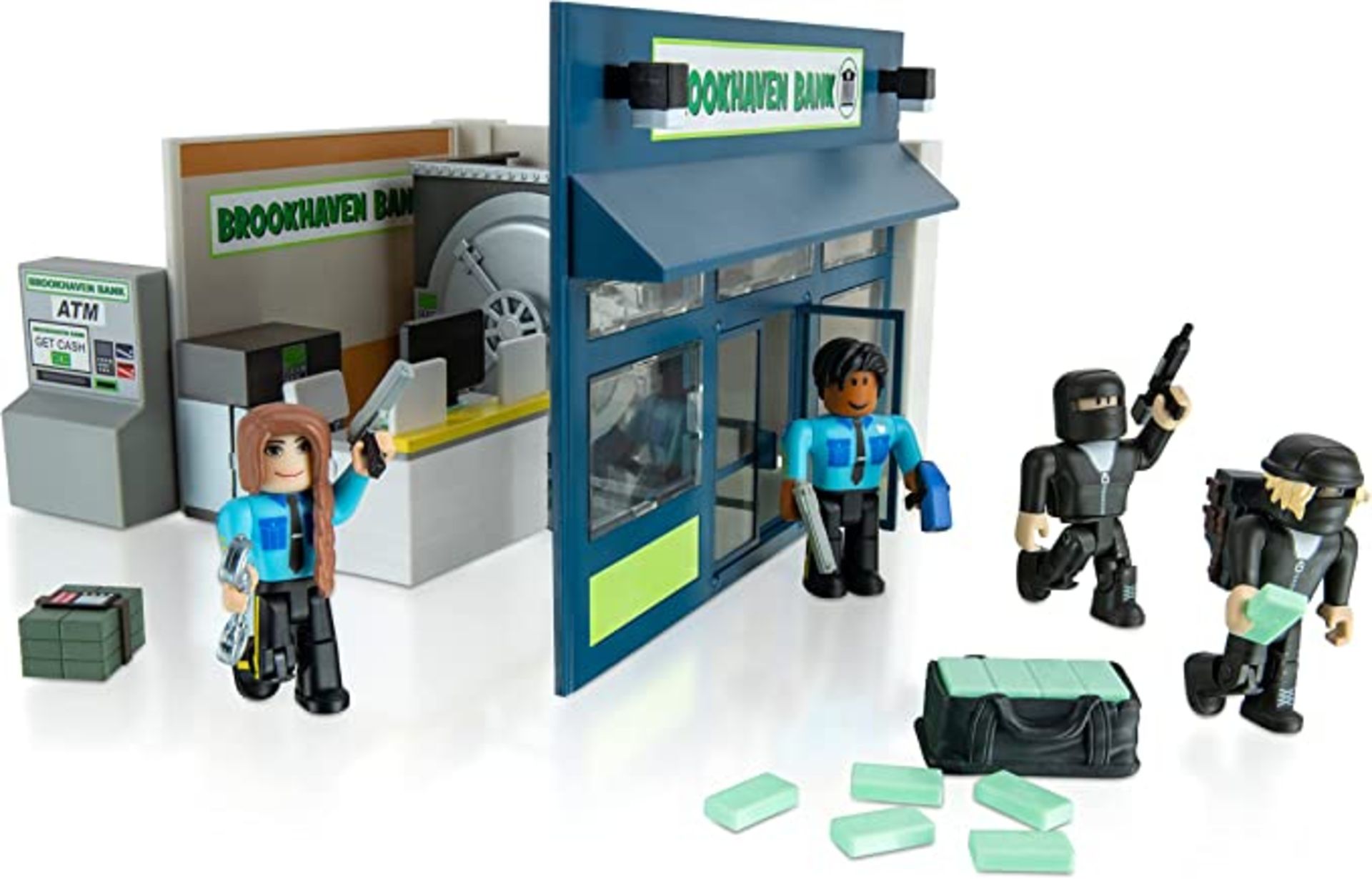 Roblox ROB0689 Deluxe Brookhaven Playset Outlaw and Order Playset, from 6 Years - SR4. Where there