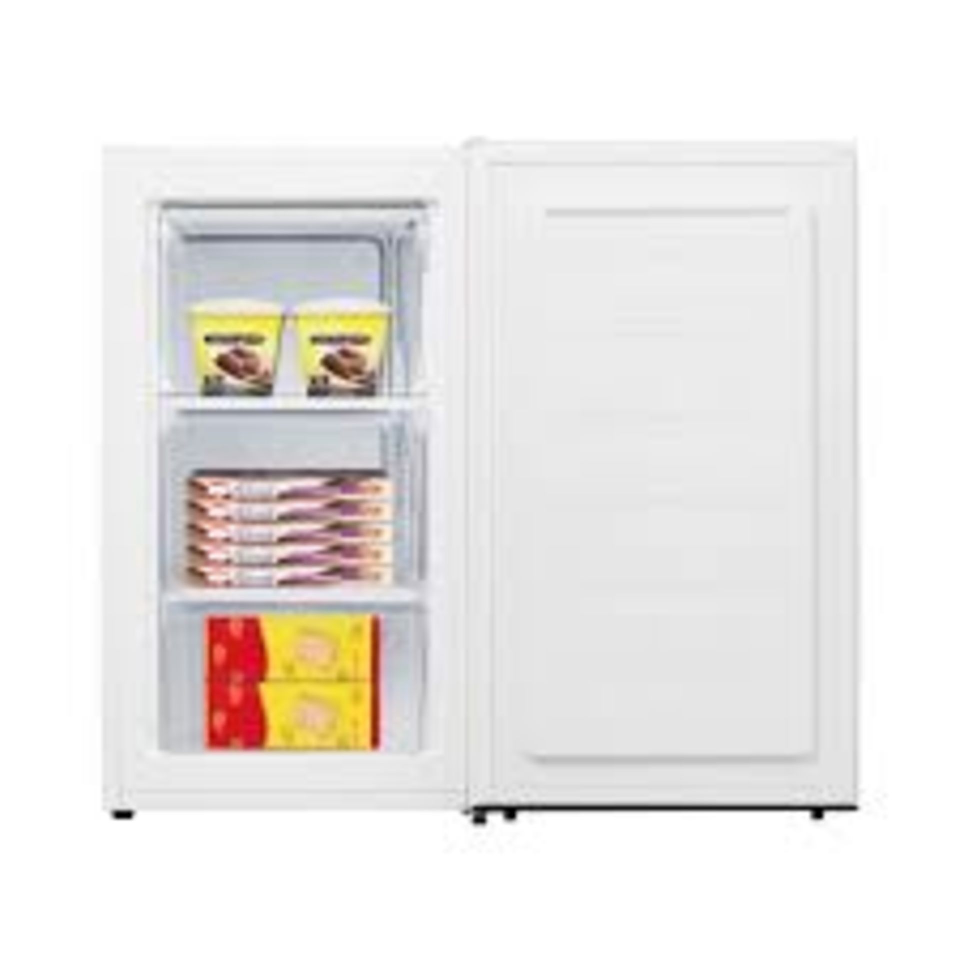 FRIDGEMASTER MUZ4860MF 47.5CM UNDERCOUNTER FREEZER - WHITE. - SR4. This freestanding undercounter - Image 2 of 2