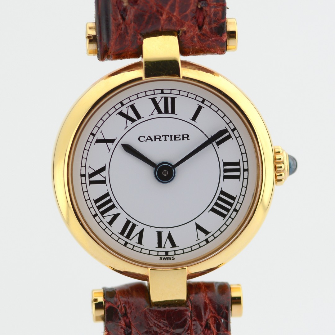 Cartier / Vendome 18K (Unworn) - Lady's Yellow gold Wrist Watch
