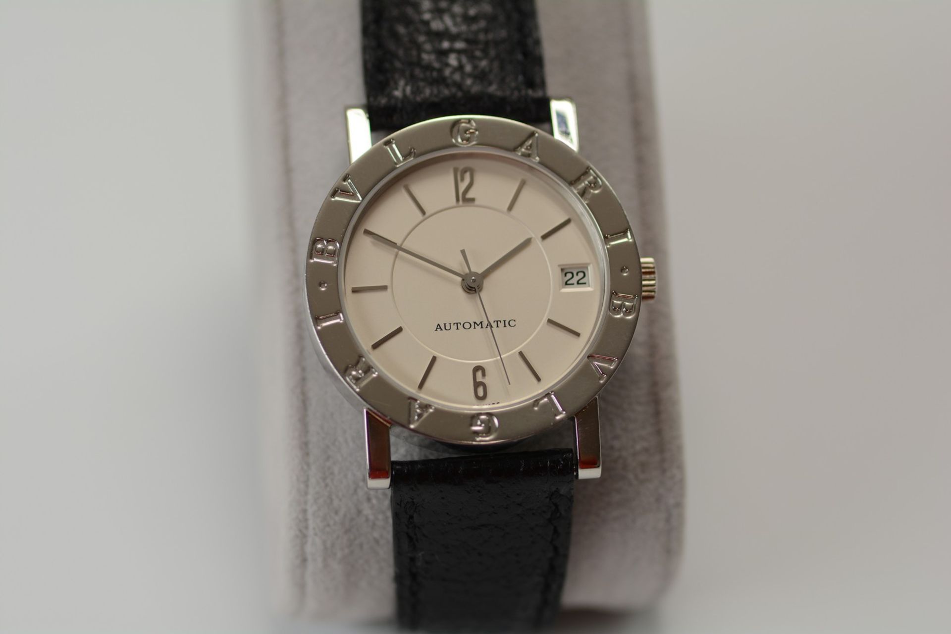 Bulgari / BB33PL - Gentlmen's Platinum Wrist Watch - Image 5 of 12